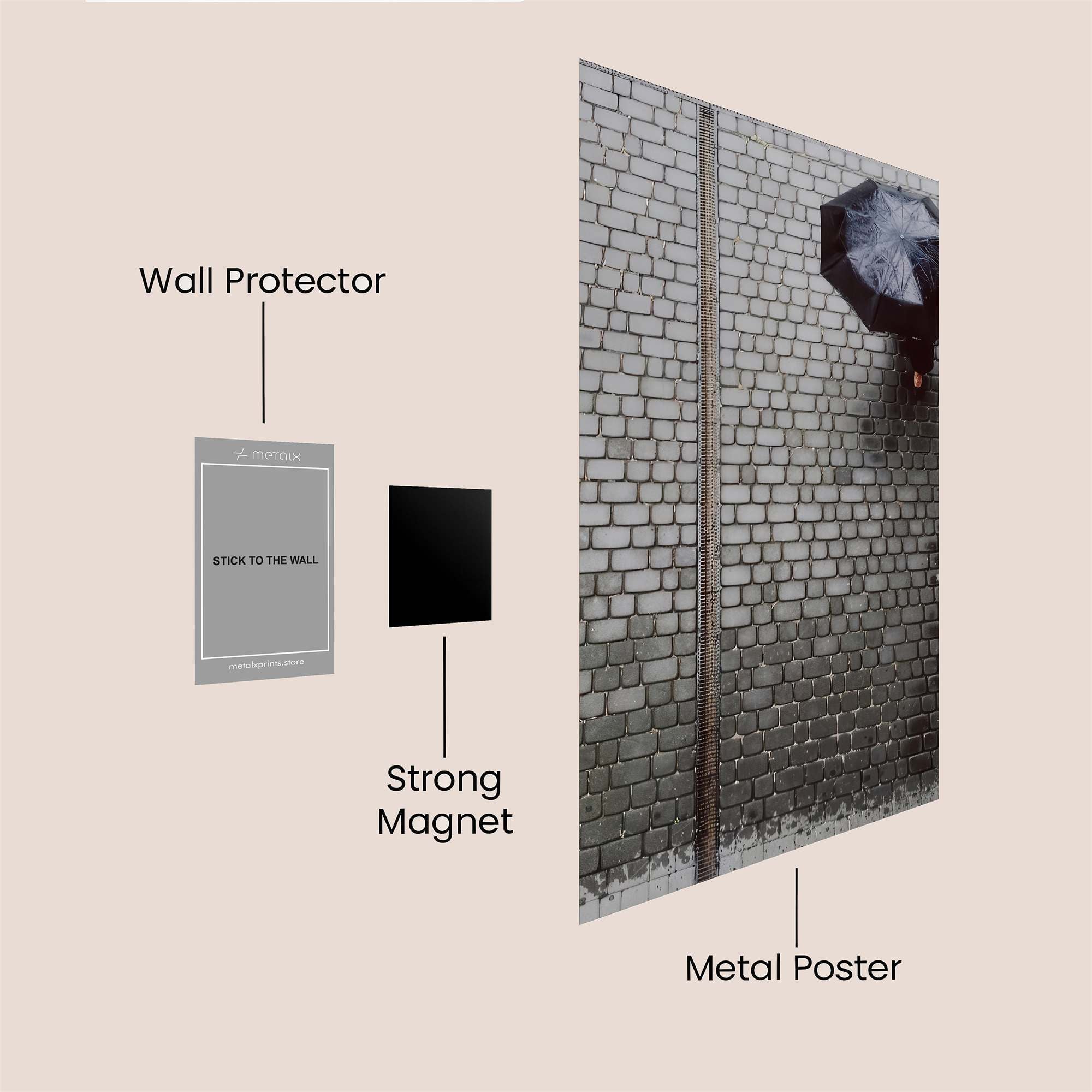 Umbrella Mystery Safe Wall Magnetic / M