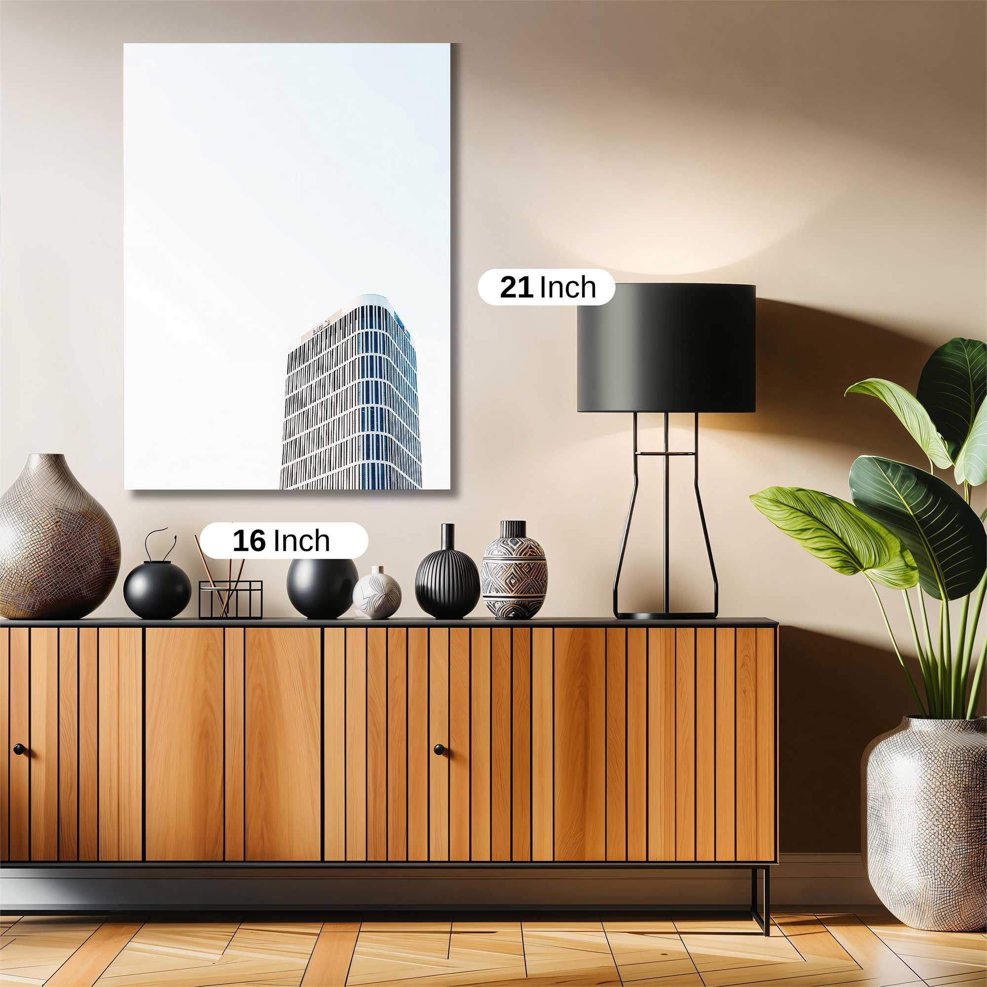 Skyscraper Serenity Safe Wall Magnetic / M