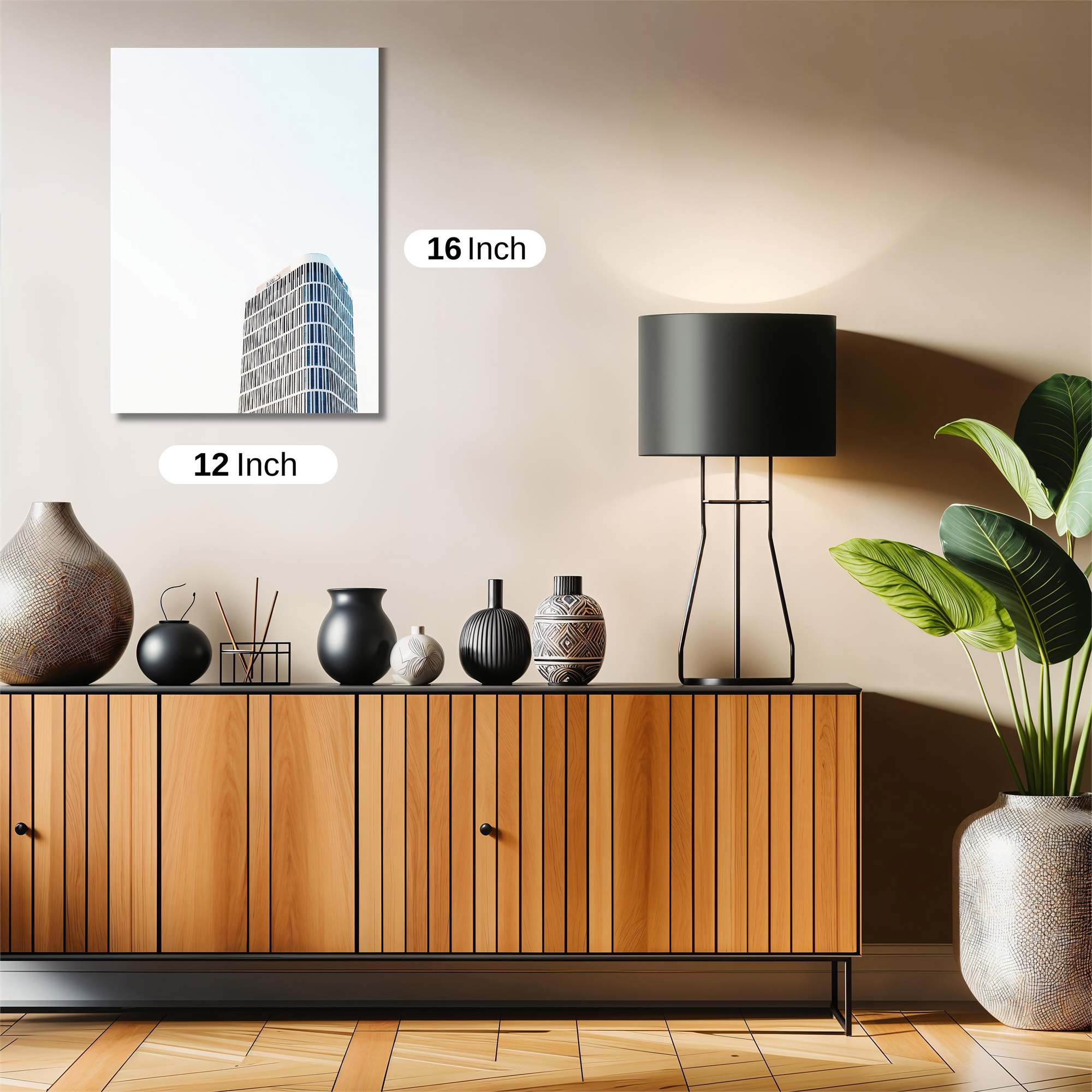 Skyscraper Serenity Safe Wall Magnetic / M