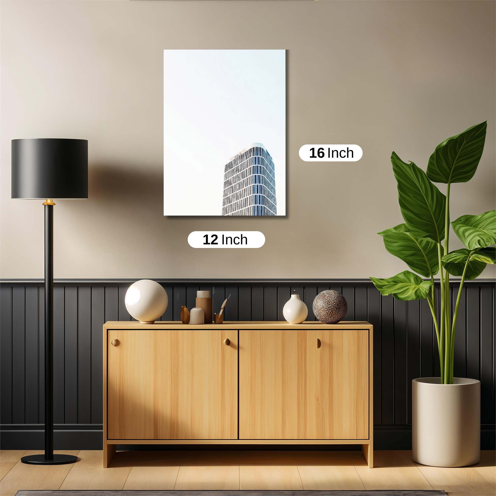 Skyscraper Serenity Safe Wall Magnetic / M
