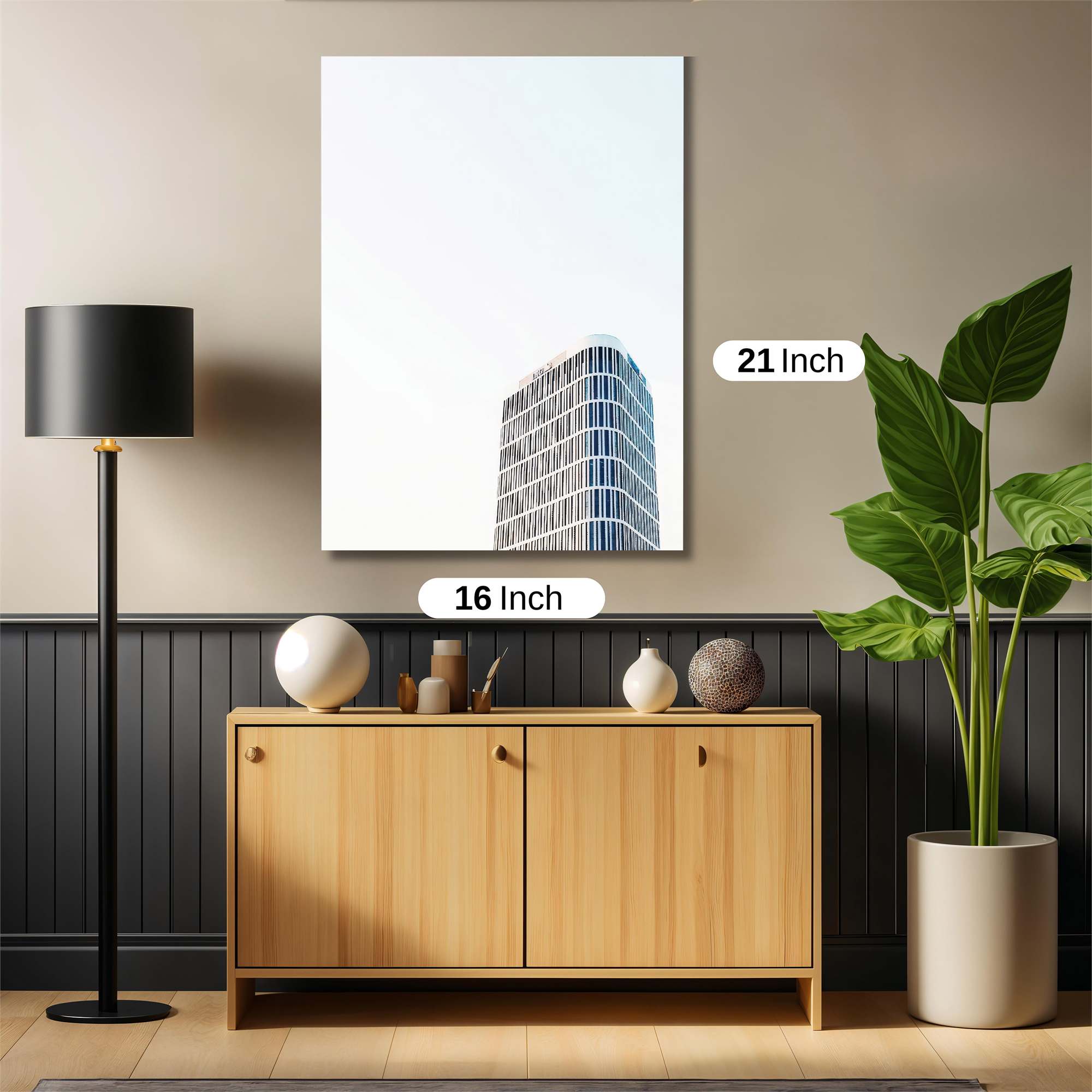 Skyscraper Serenity Safe Wall Magnetic / M
