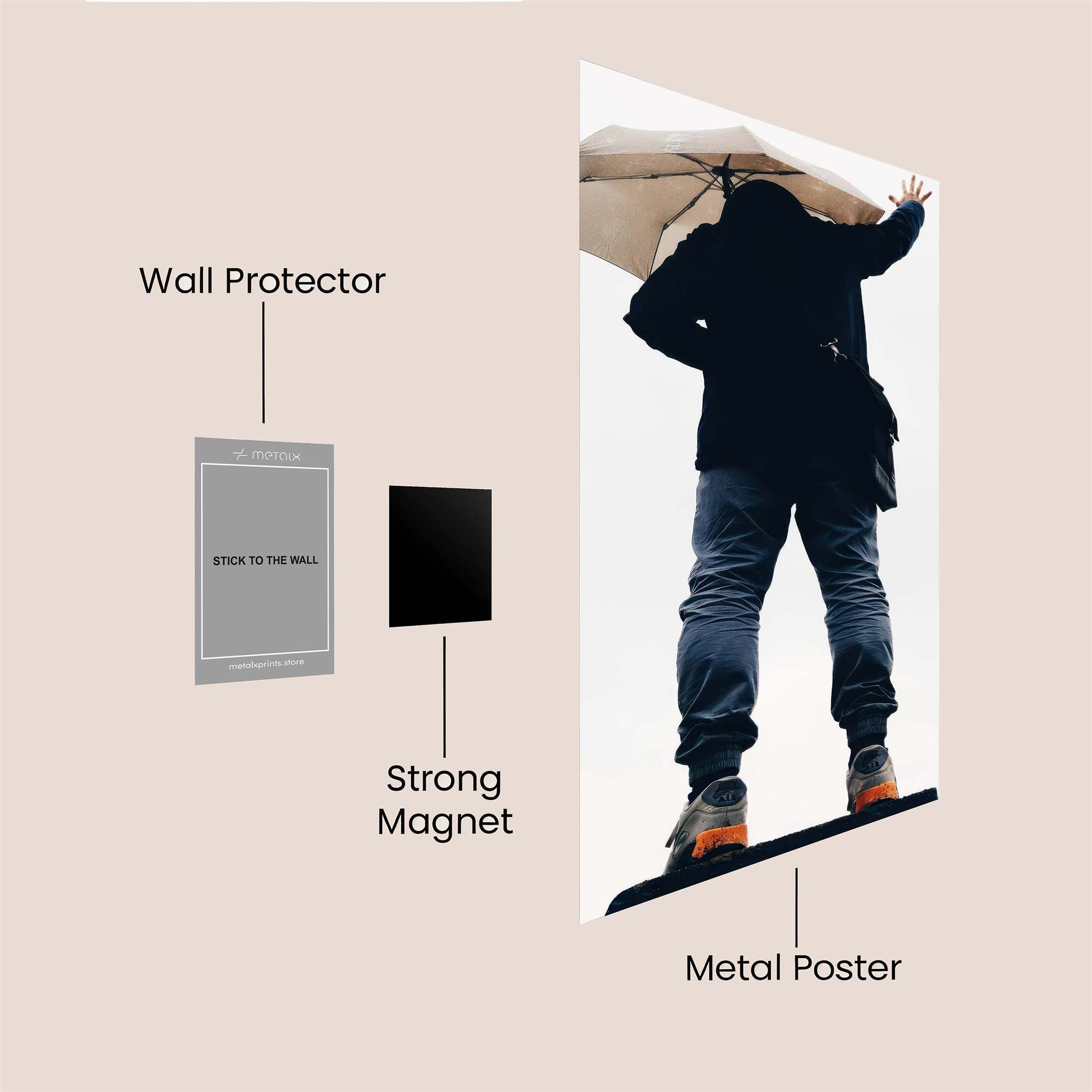 UmbrellaJoy Safe Wall Magnetic / M