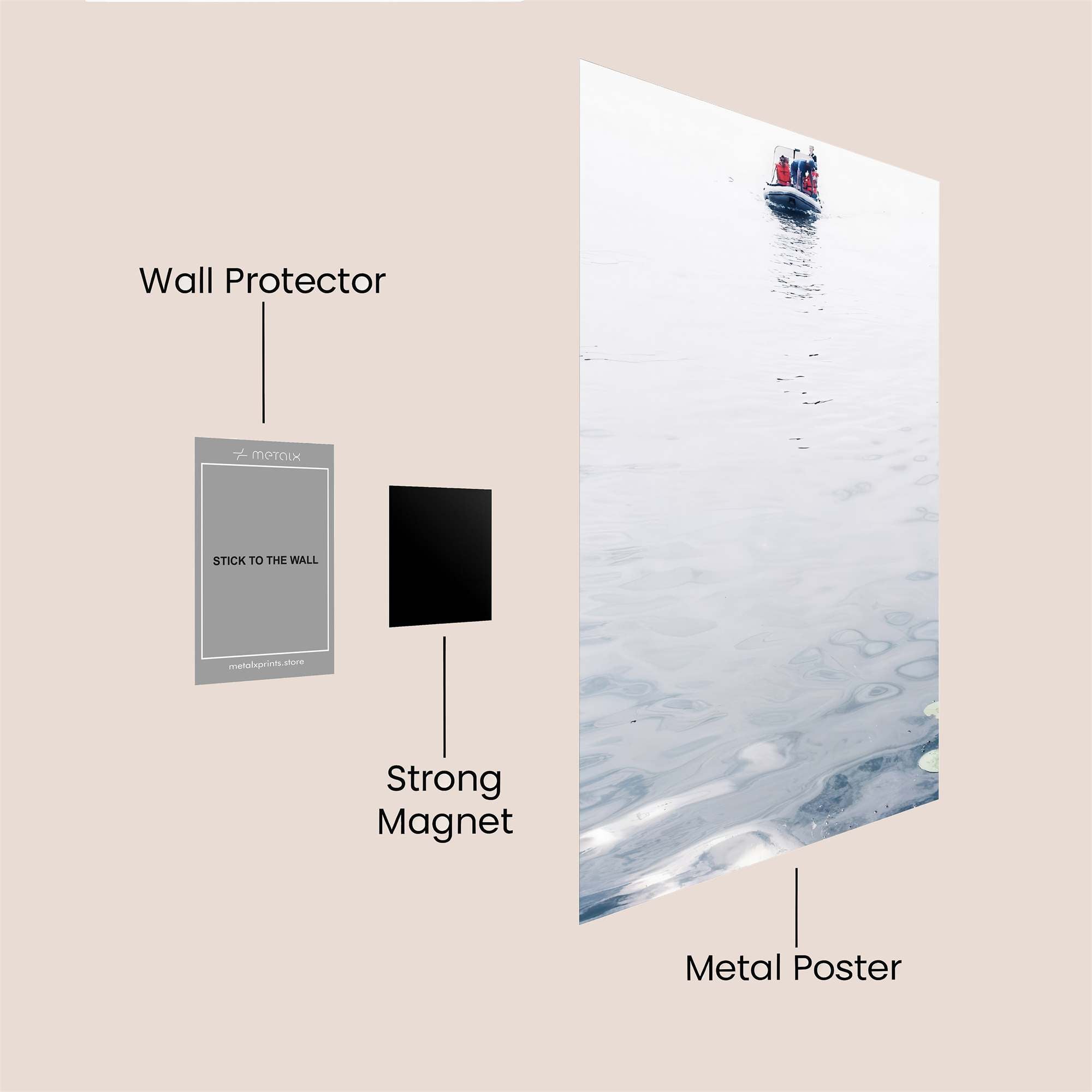 Boat Serenity Safe Wall Magnetic / M