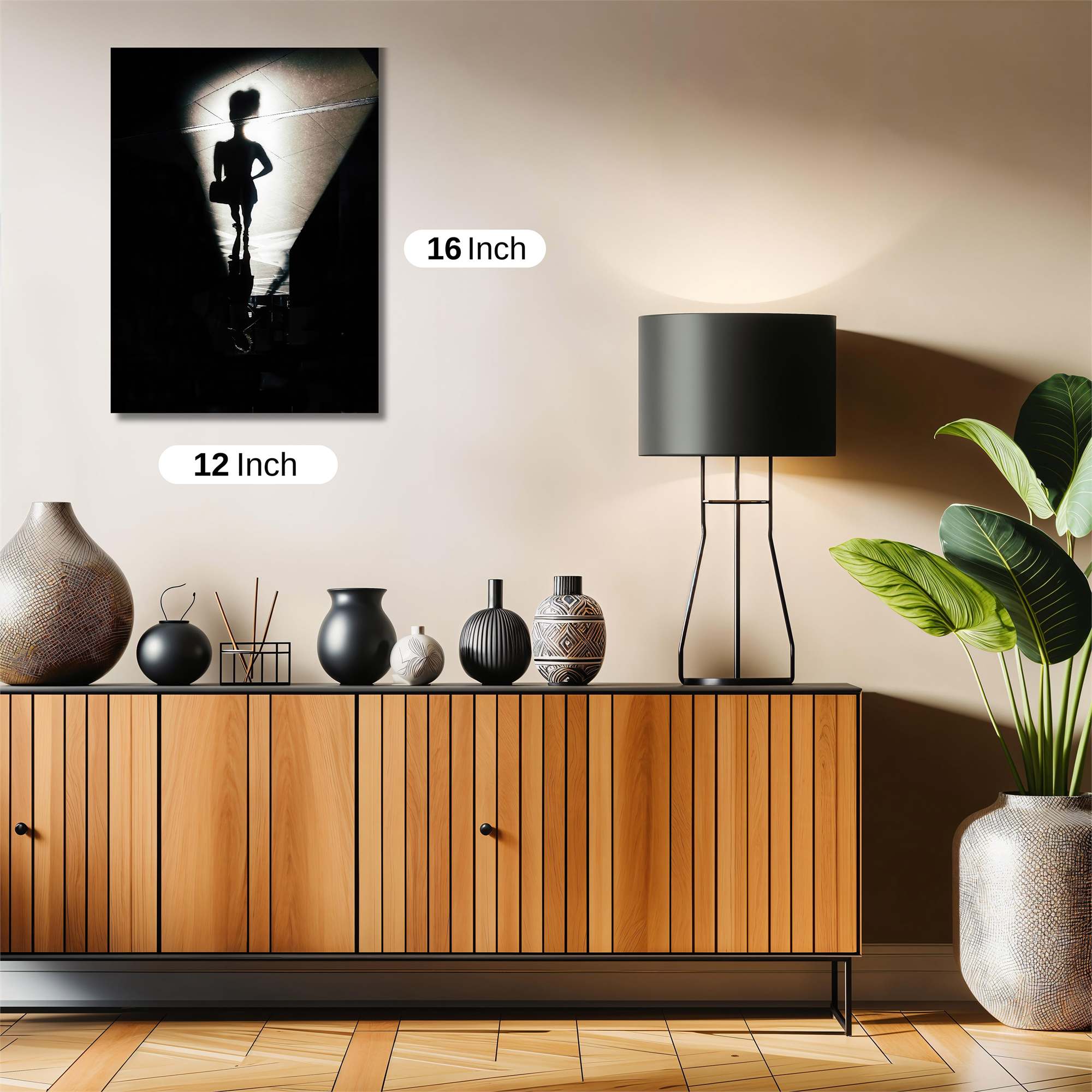 Silhouette Mystery Safe Wall Magnetic / M