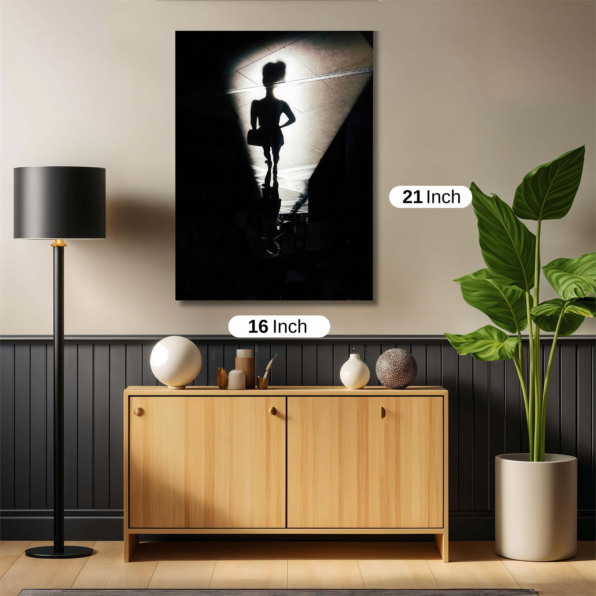 Silhouette Mystery Safe Wall Magnetic / M