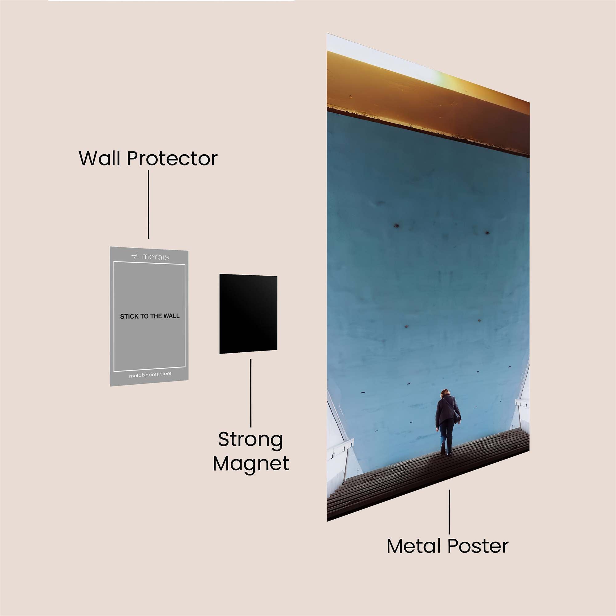 Ascent Serene Safe Wall Magnetic / M