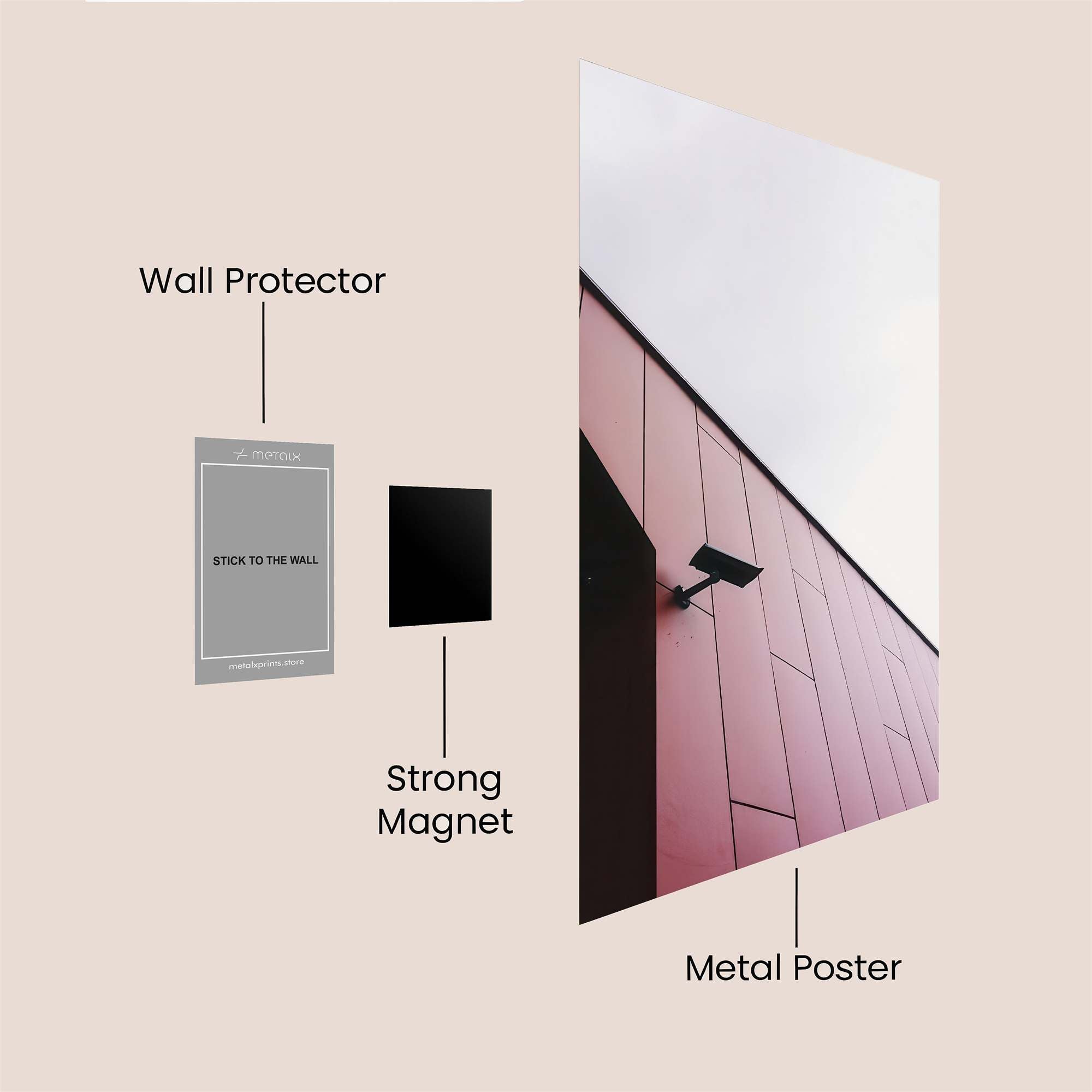 Building Watchful Safe Wall Magnetic / M