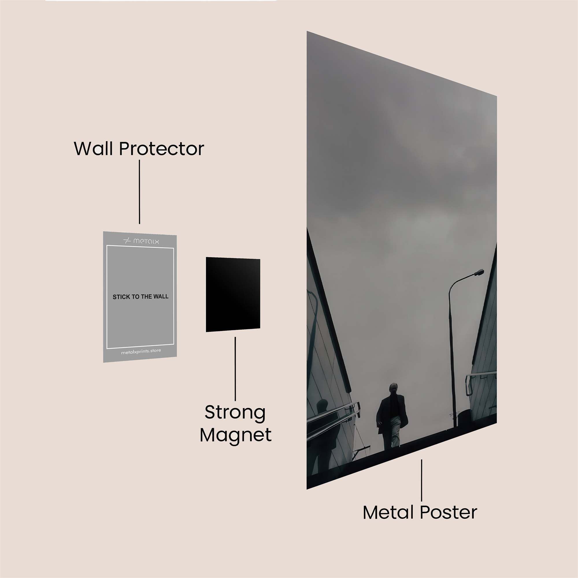 Solitude Echo Safe Wall Magnetic / M