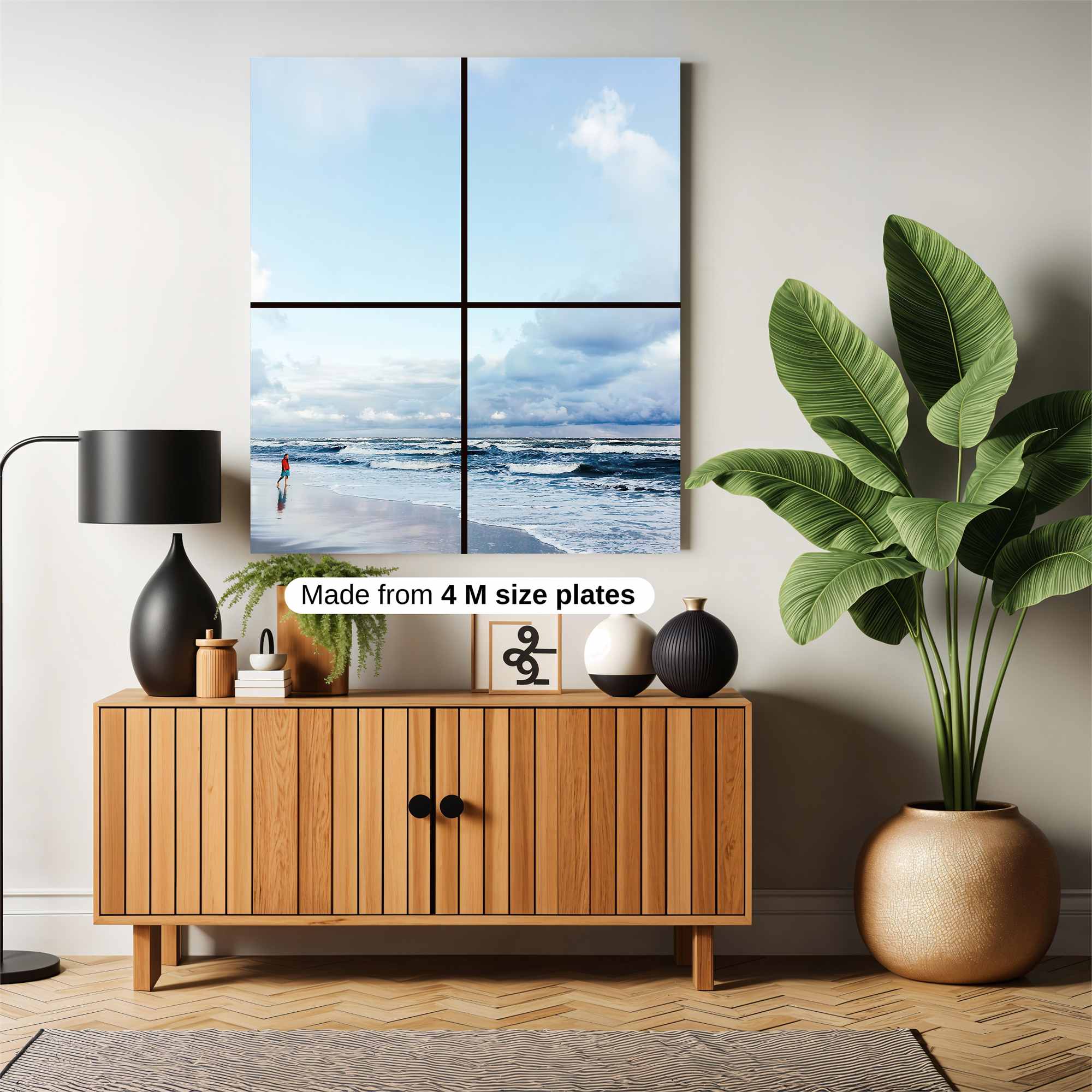 Beach Serenity Safe Wall Magnetic / M