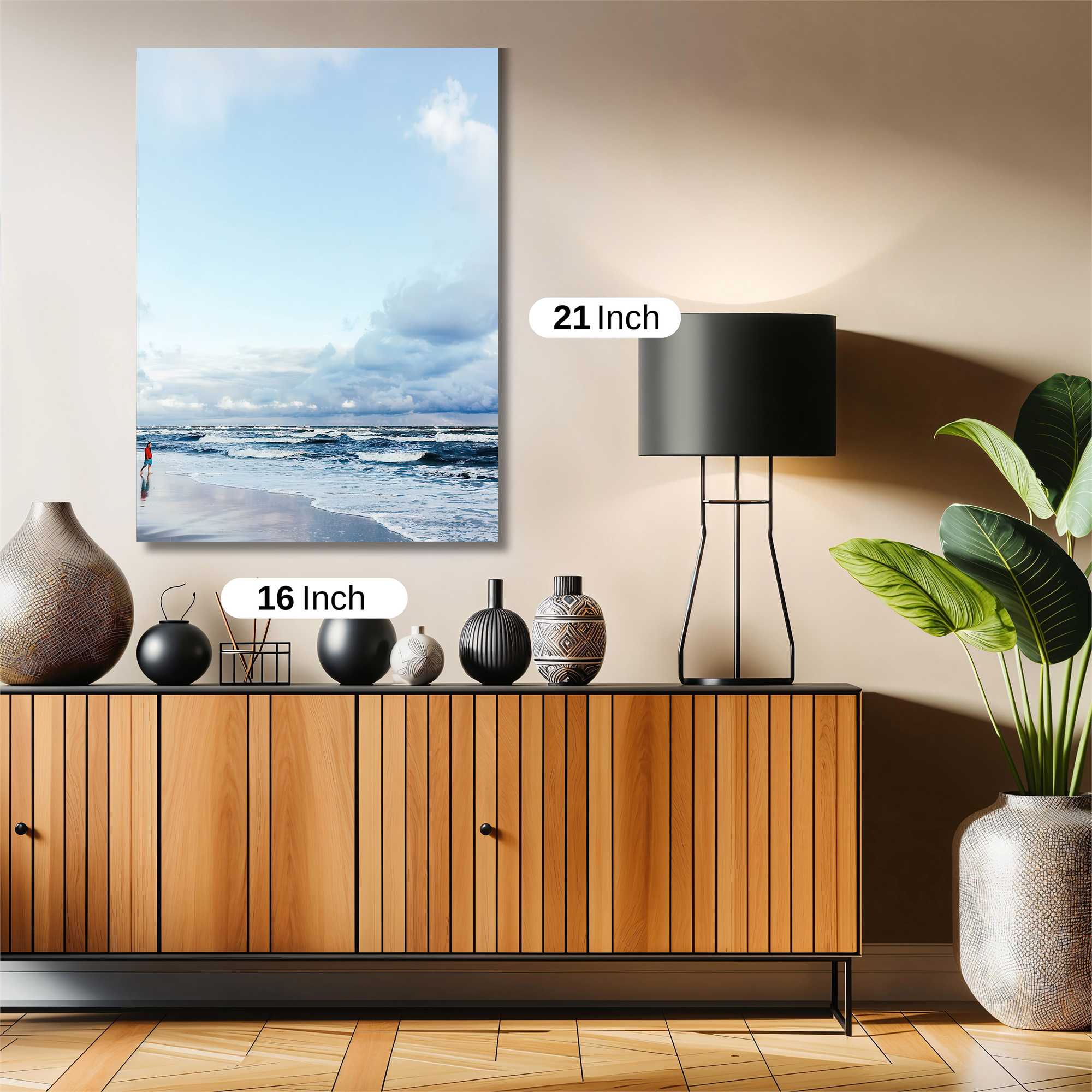 Beach Serenity Safe Wall Magnetic / M