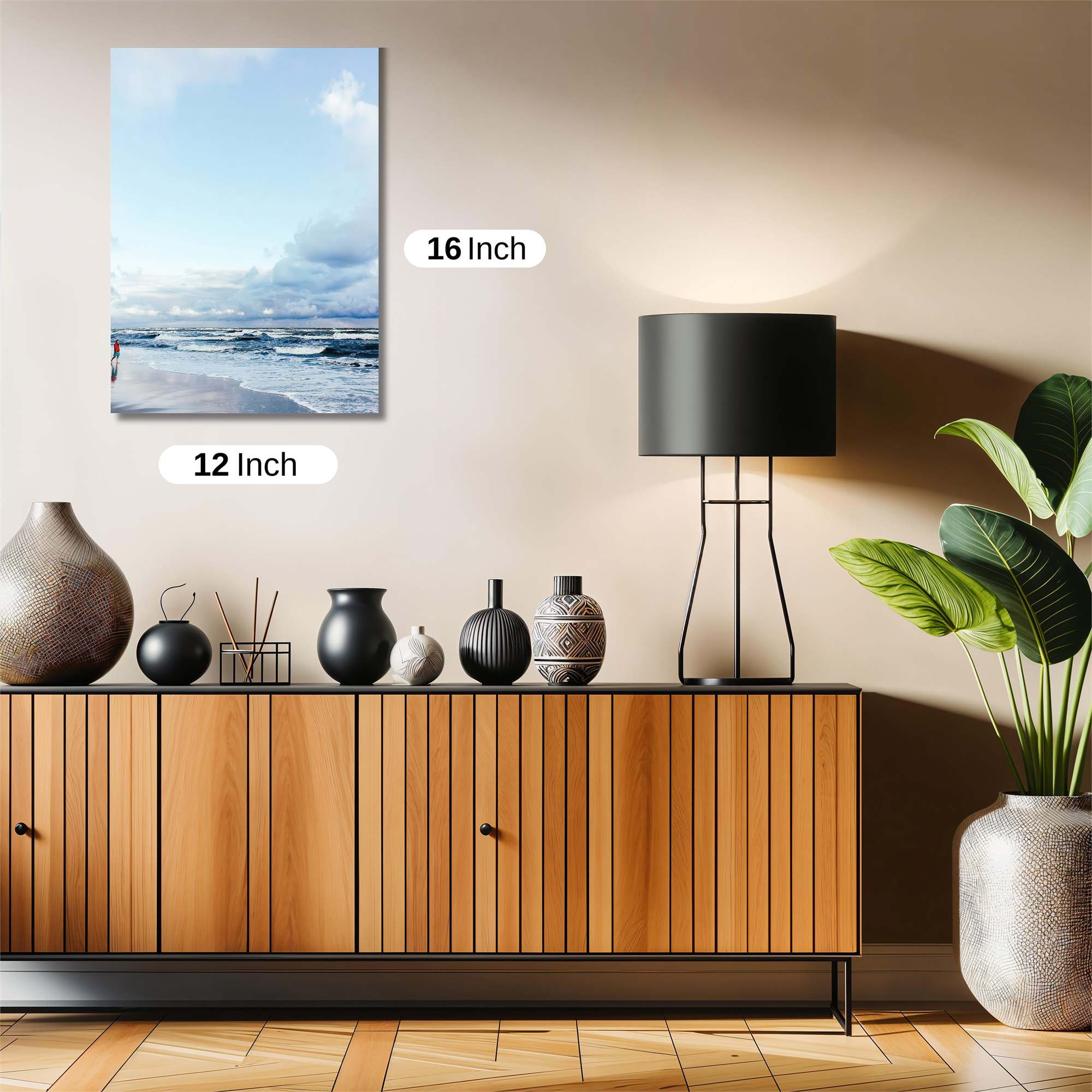 Beach Serenity Safe Wall Magnetic / M