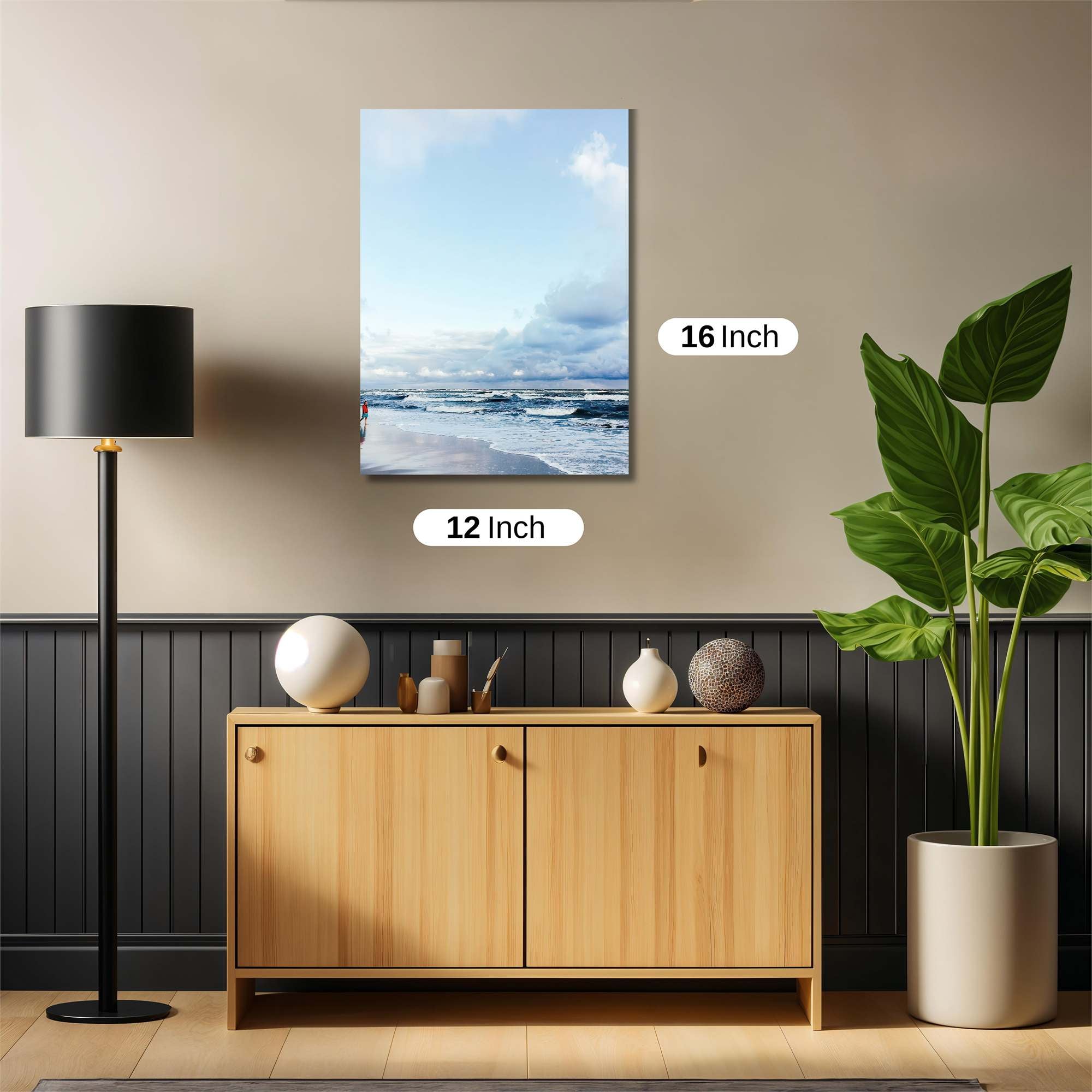 Beach Serenity Safe Wall Magnetic / M