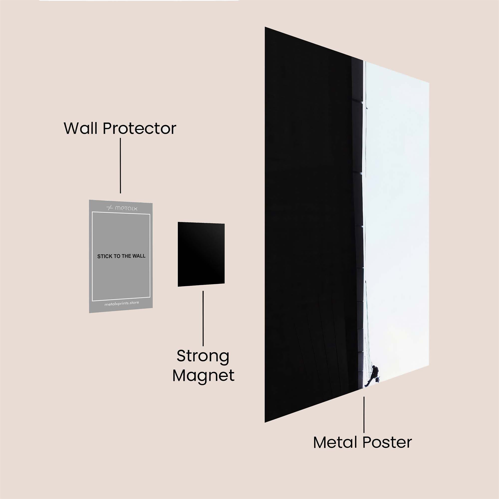 Skyward Ascent Safe Wall Magnetic / M