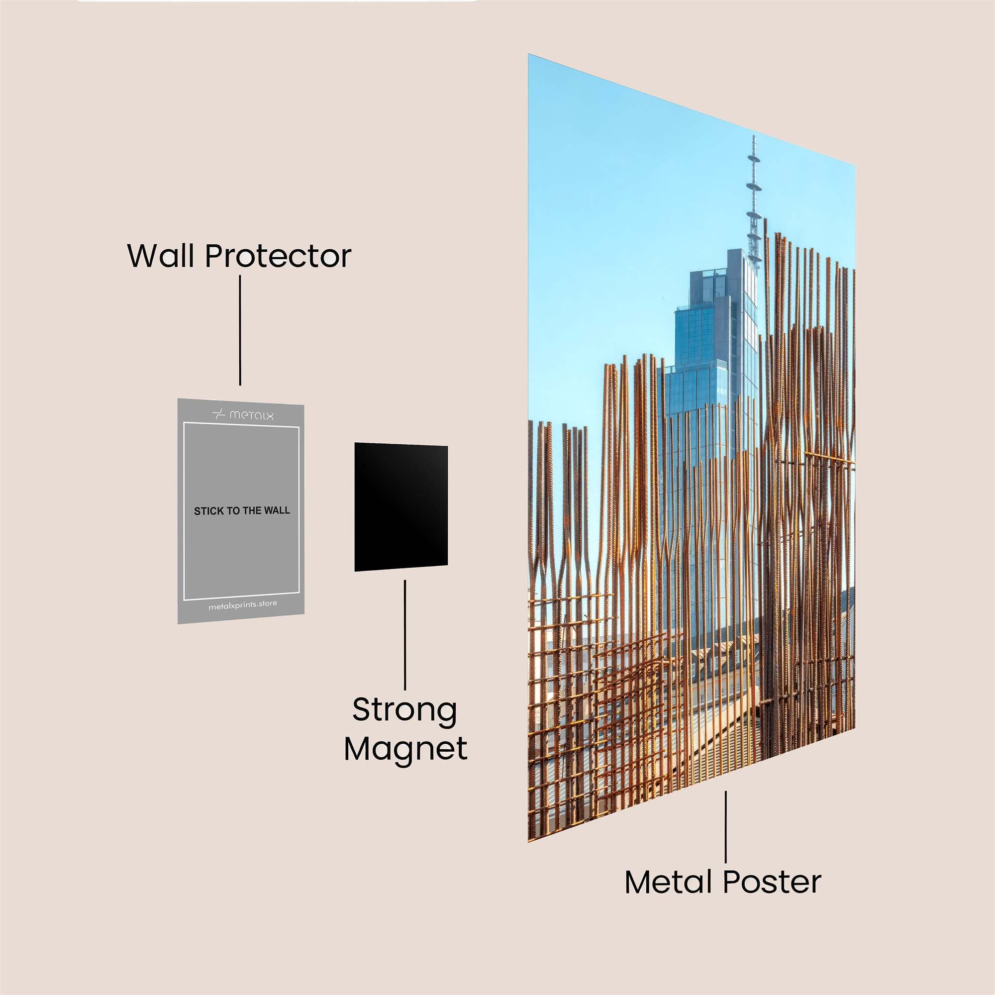 Skyline Aspire Safe Wall Magnetic / M