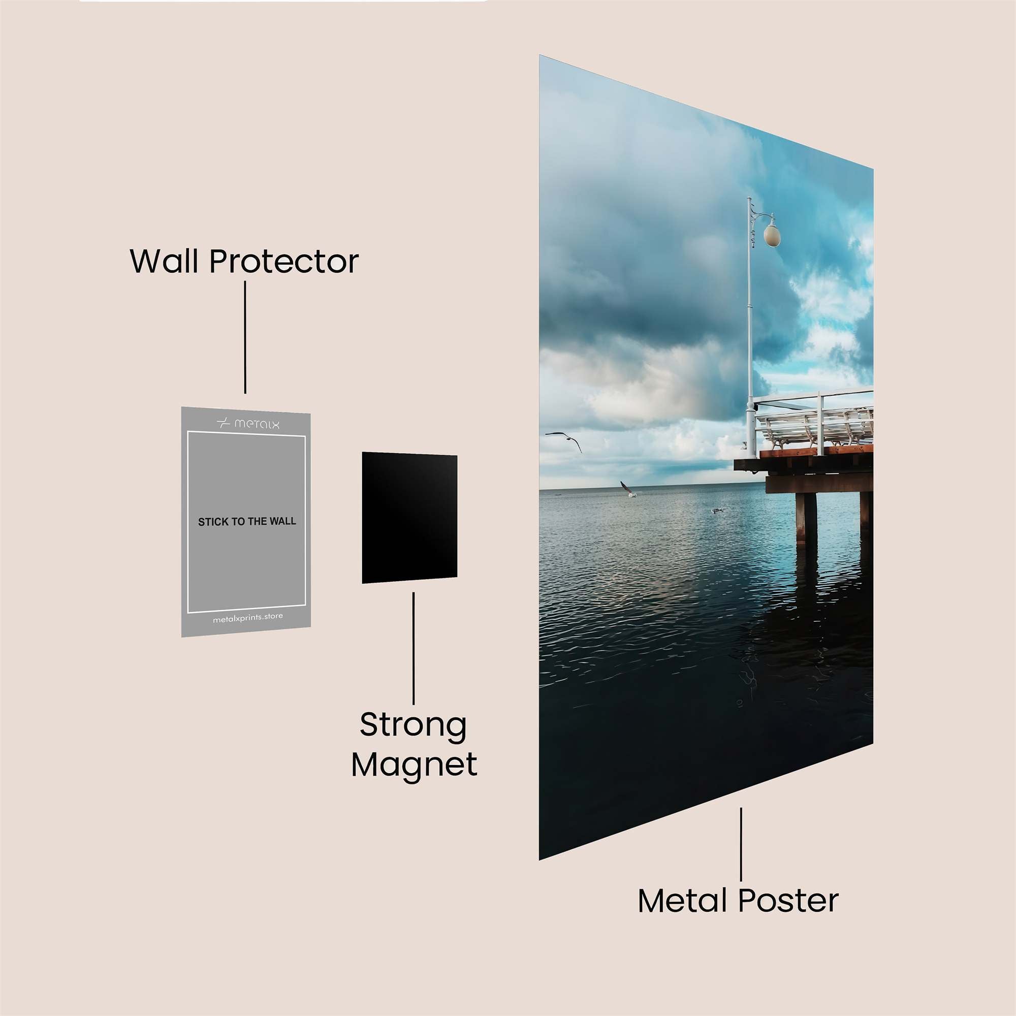 Pier Serenity Safe Wall Magnetic / M