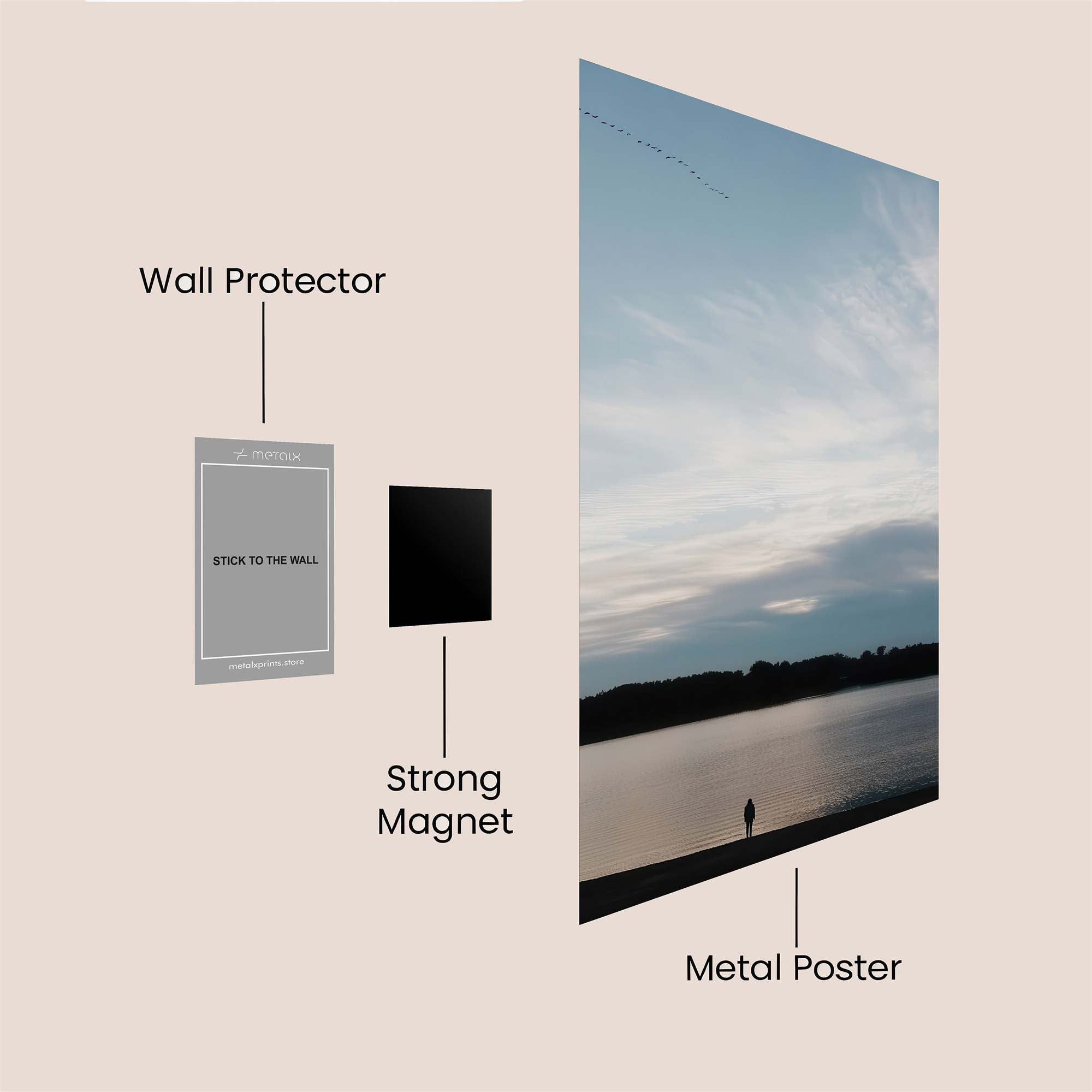 Solitary Serenity Safe Wall Magnetic / M