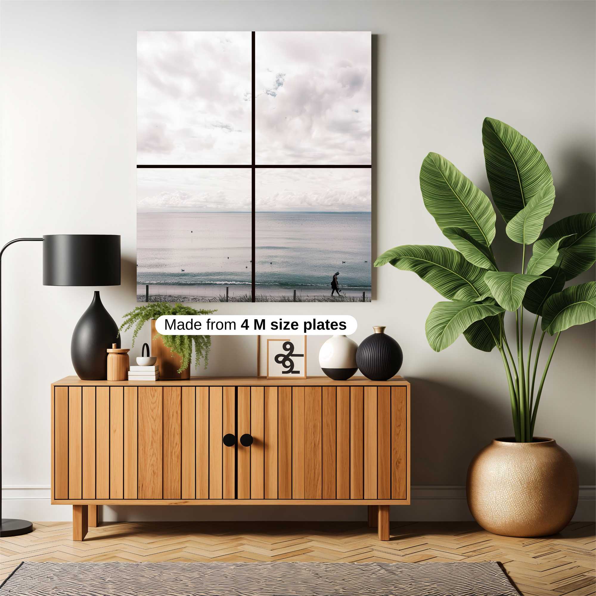 Beach Solitude Safe Wall Magnetic / M