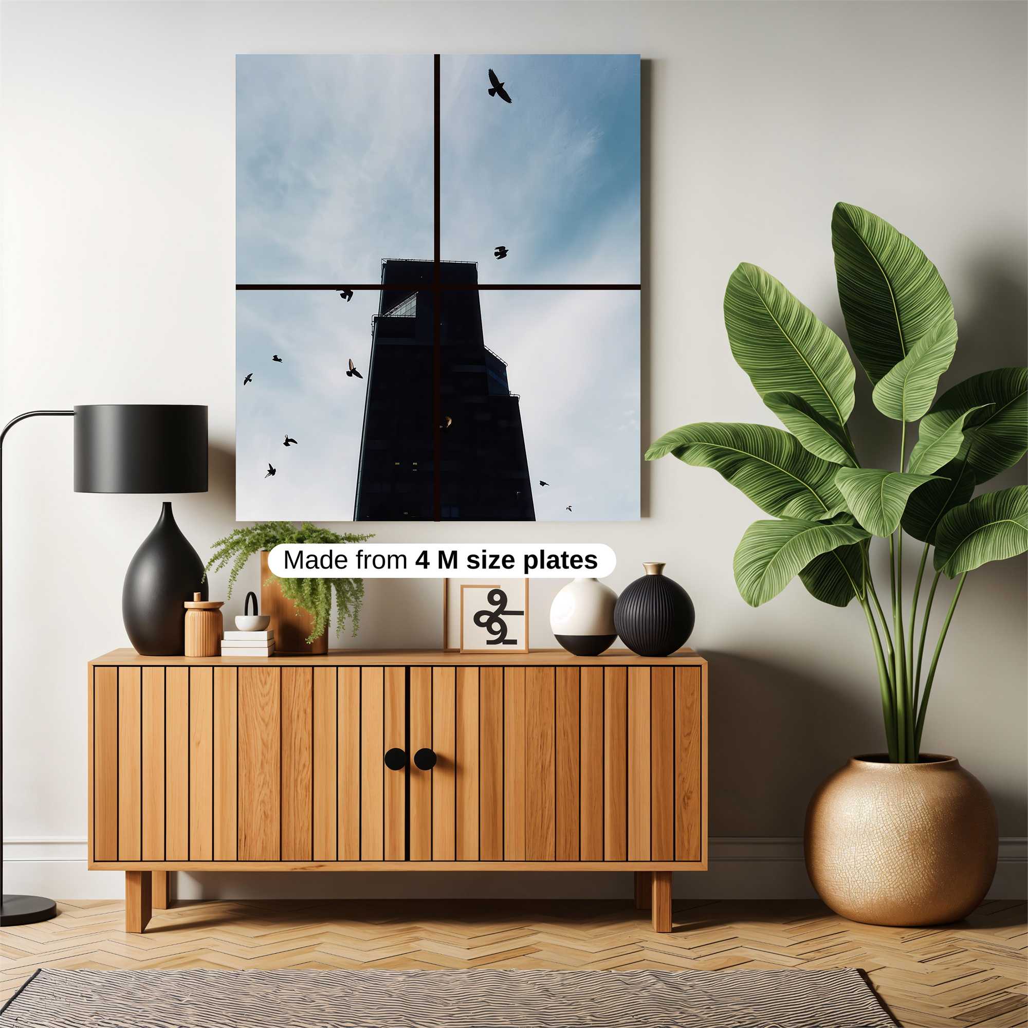 Skyward Silhouette Safe Wall Magnetic / M
