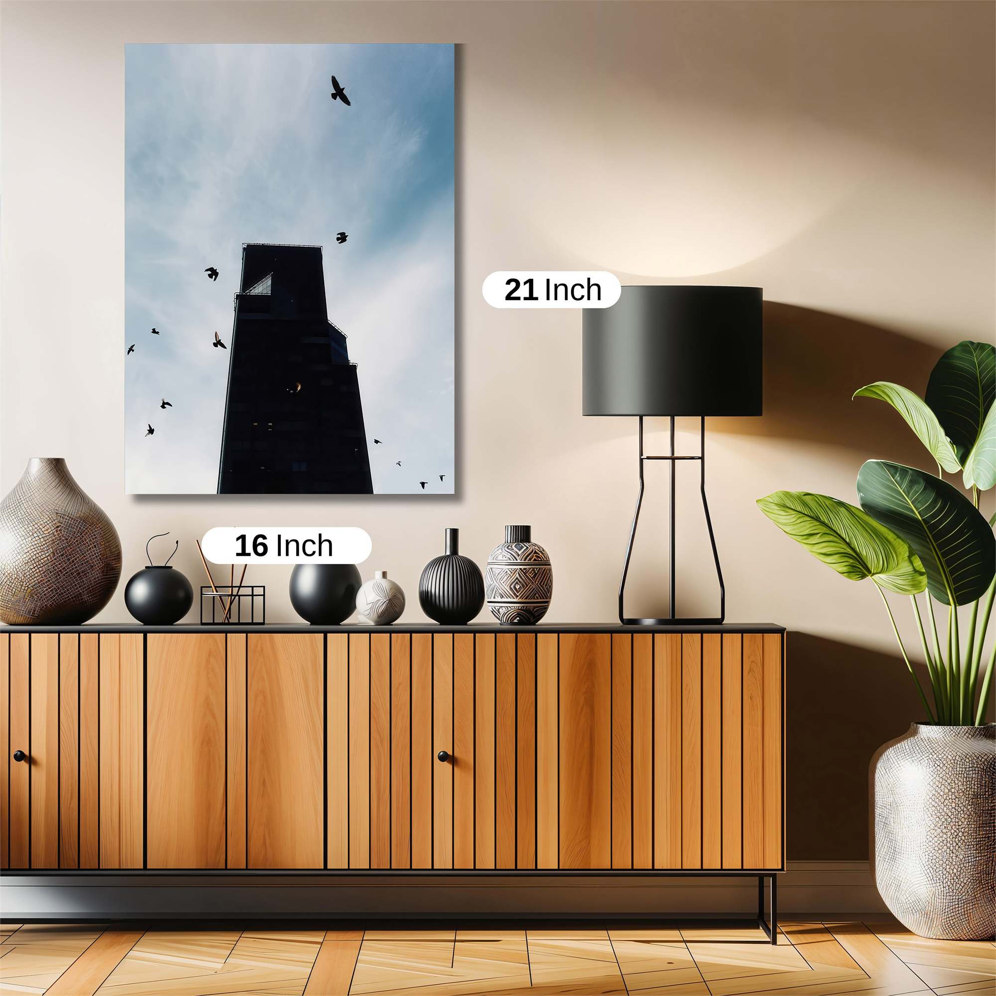 Skyward Silhouette Safe Wall Magnetic / M
