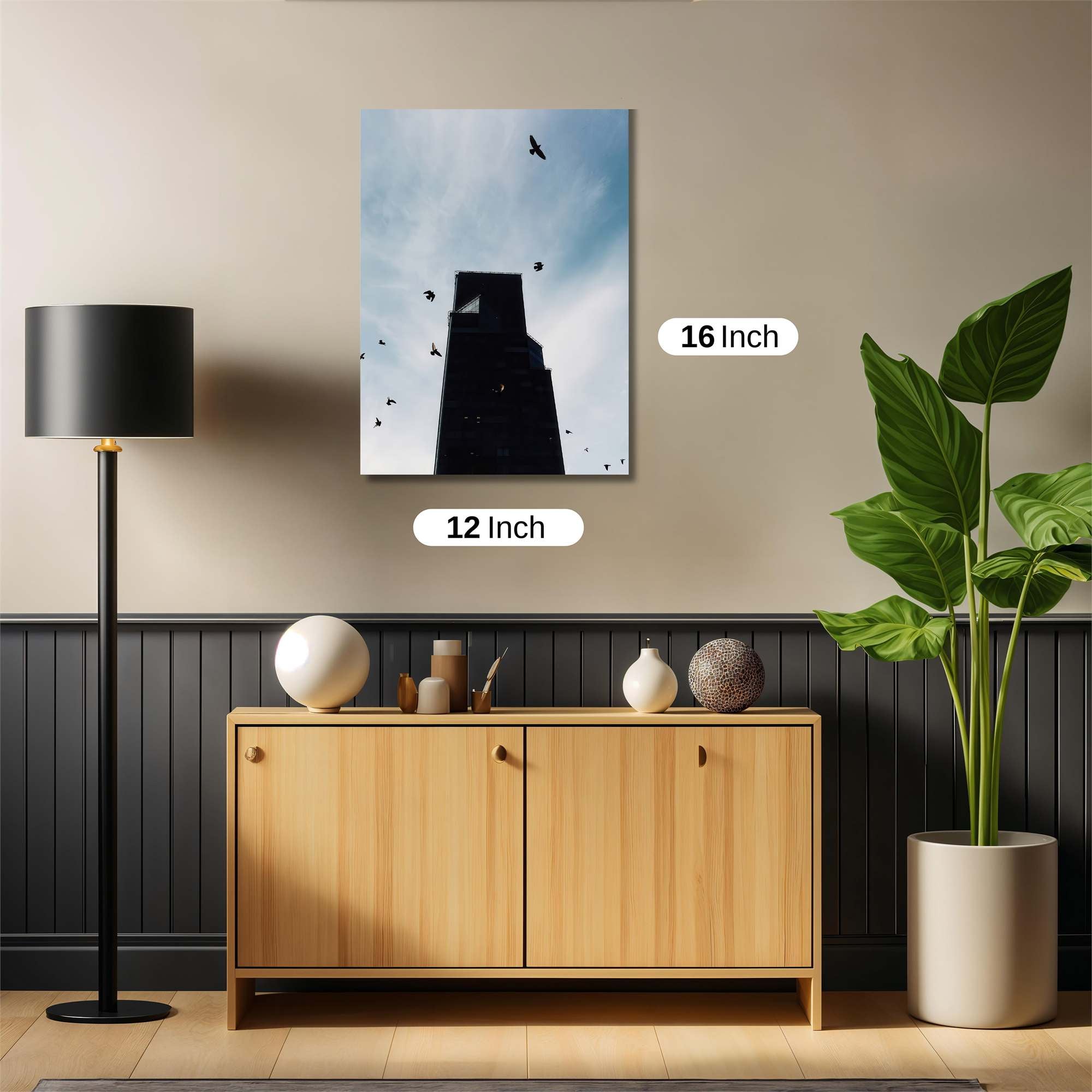 Skyward Silhouette Safe Wall Magnetic / M