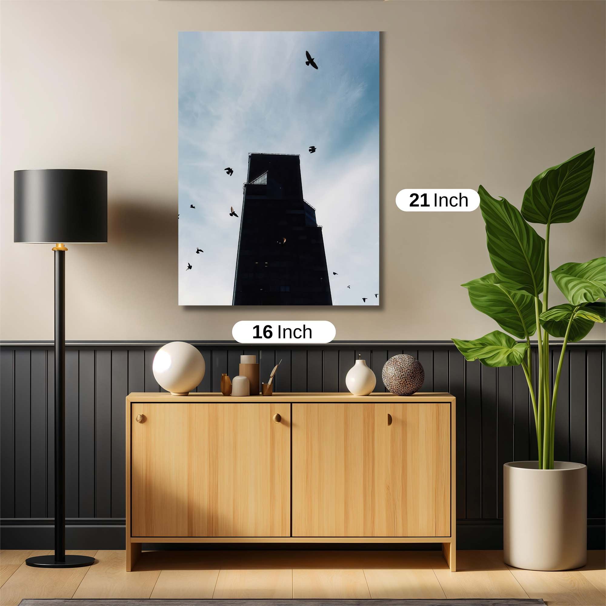 Skyward Silhouette Safe Wall Magnetic / M