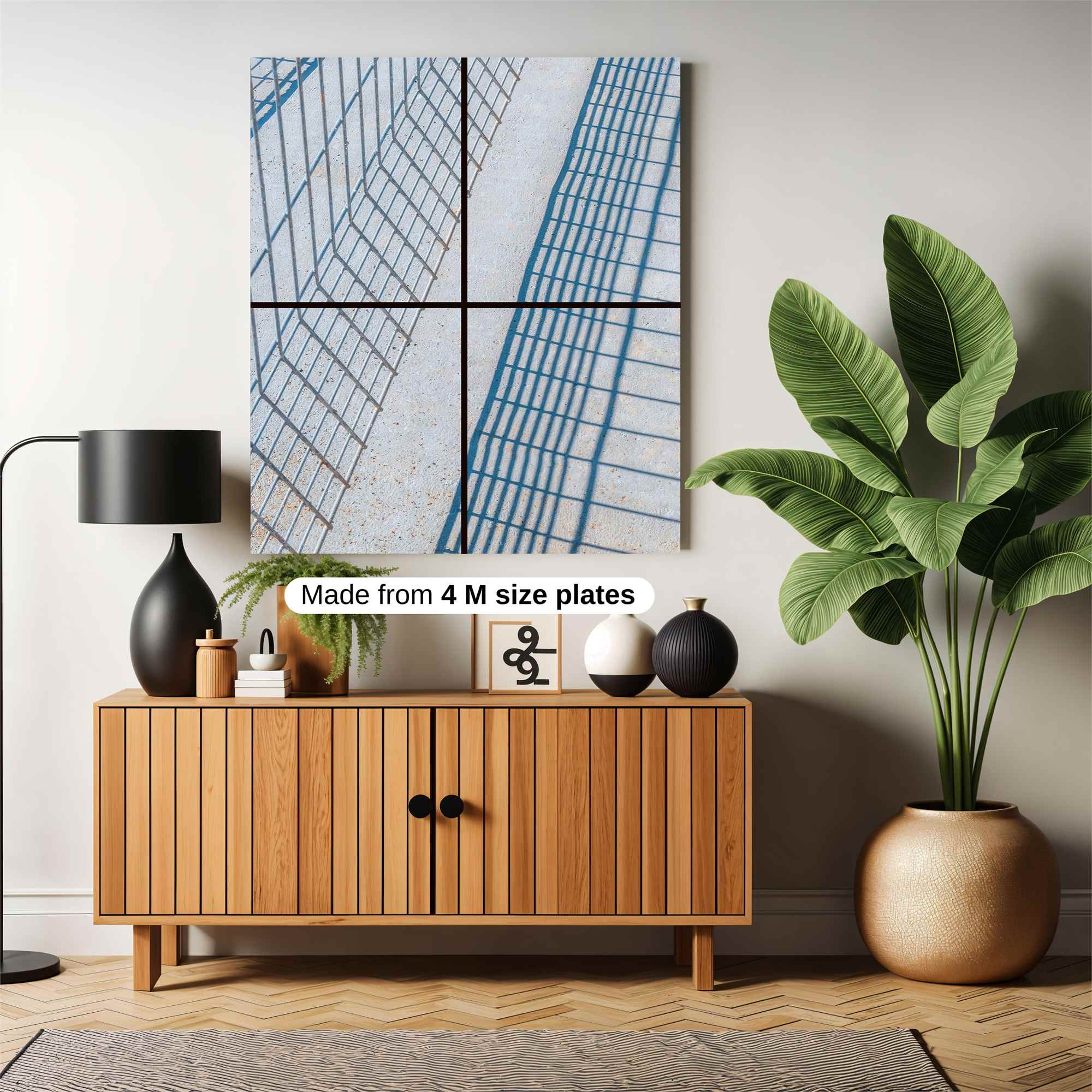 Shadowed Grid Safe Wall Magnetic / M