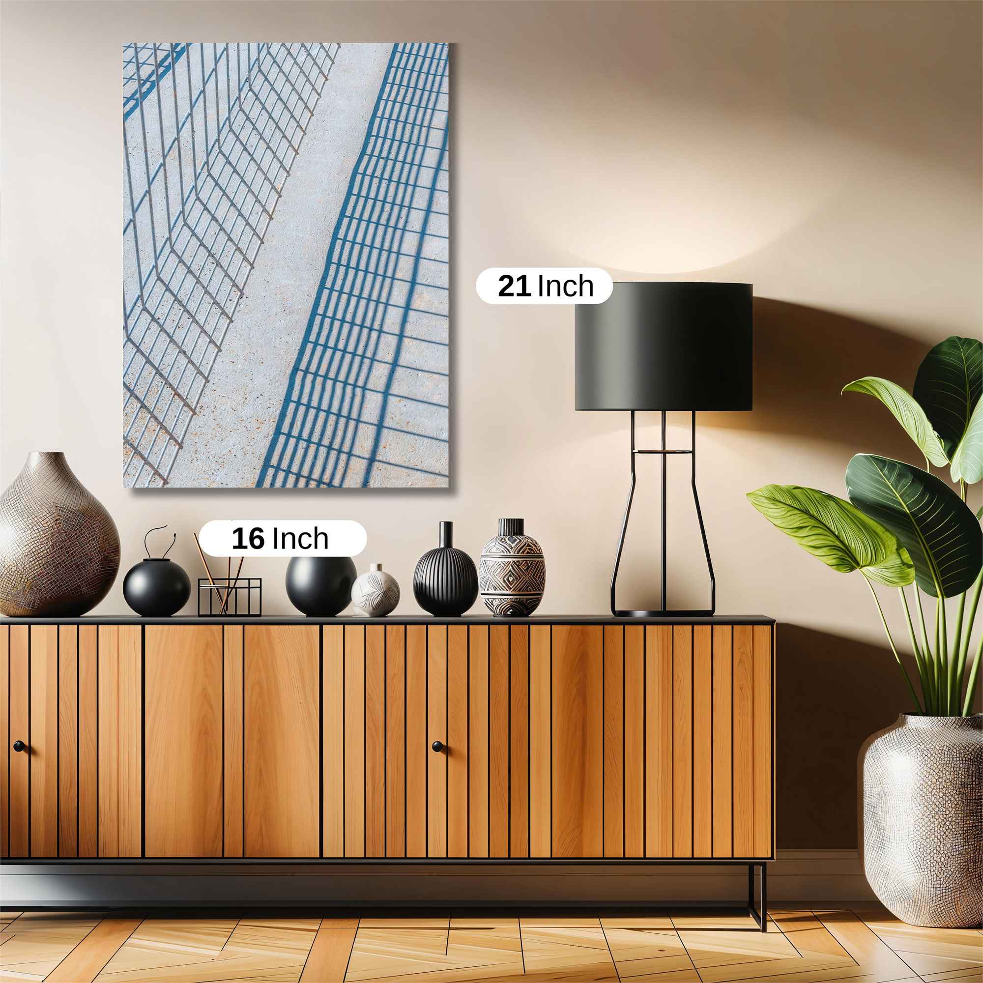 Shadowed Grid Safe Wall Magnetic / M