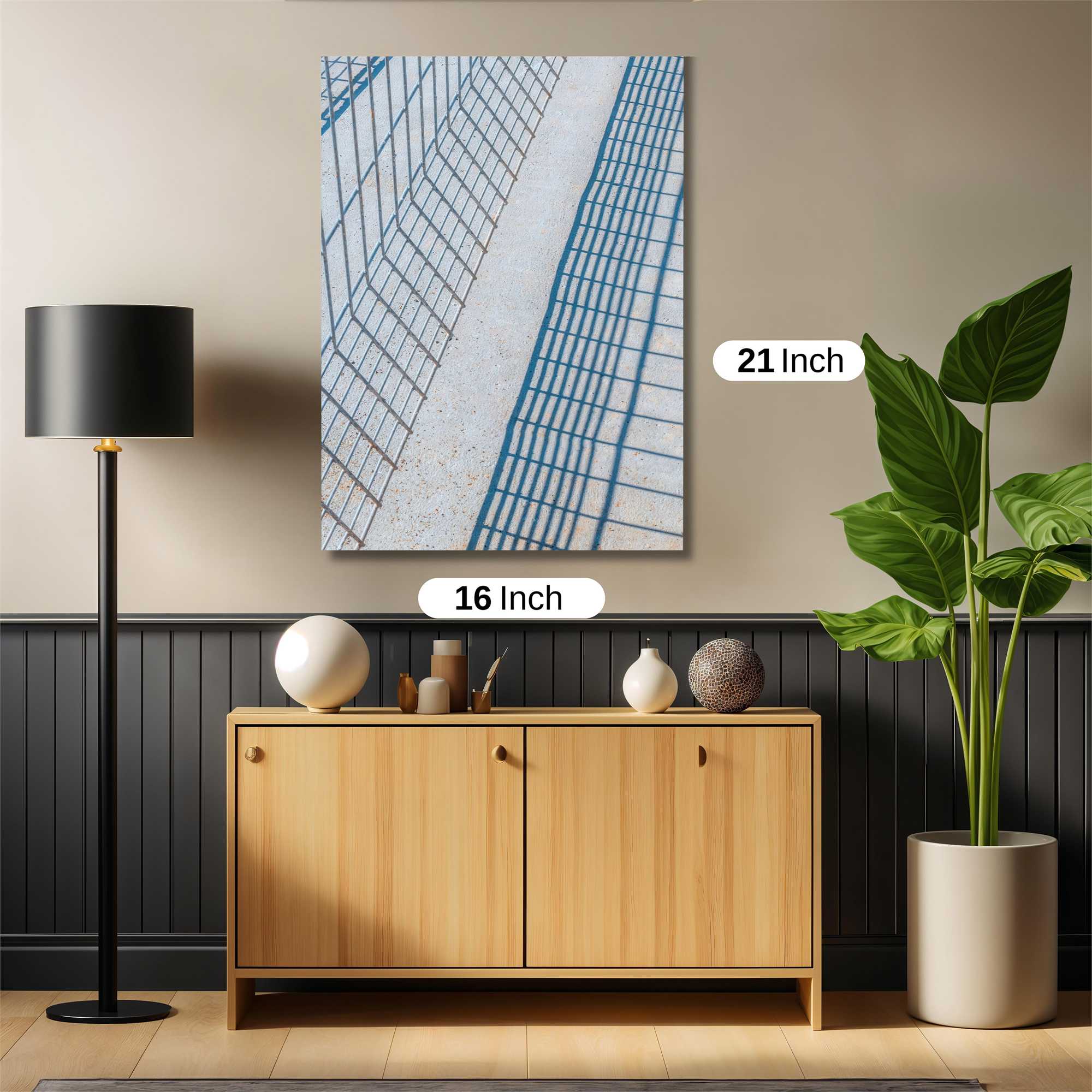 Shadowed Grid Safe Wall Magnetic / M