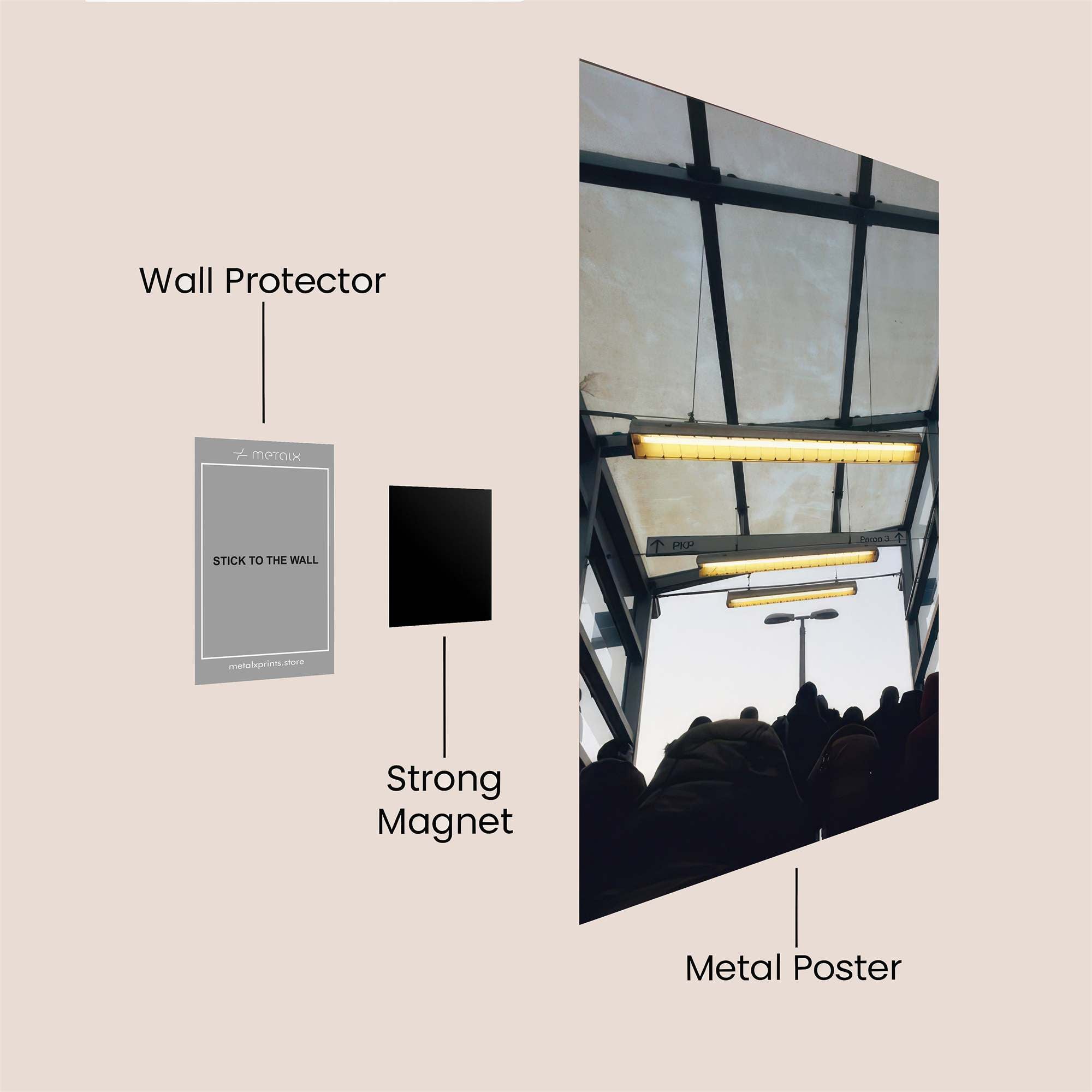 Crowd Surge Safe Wall Magnetic / M