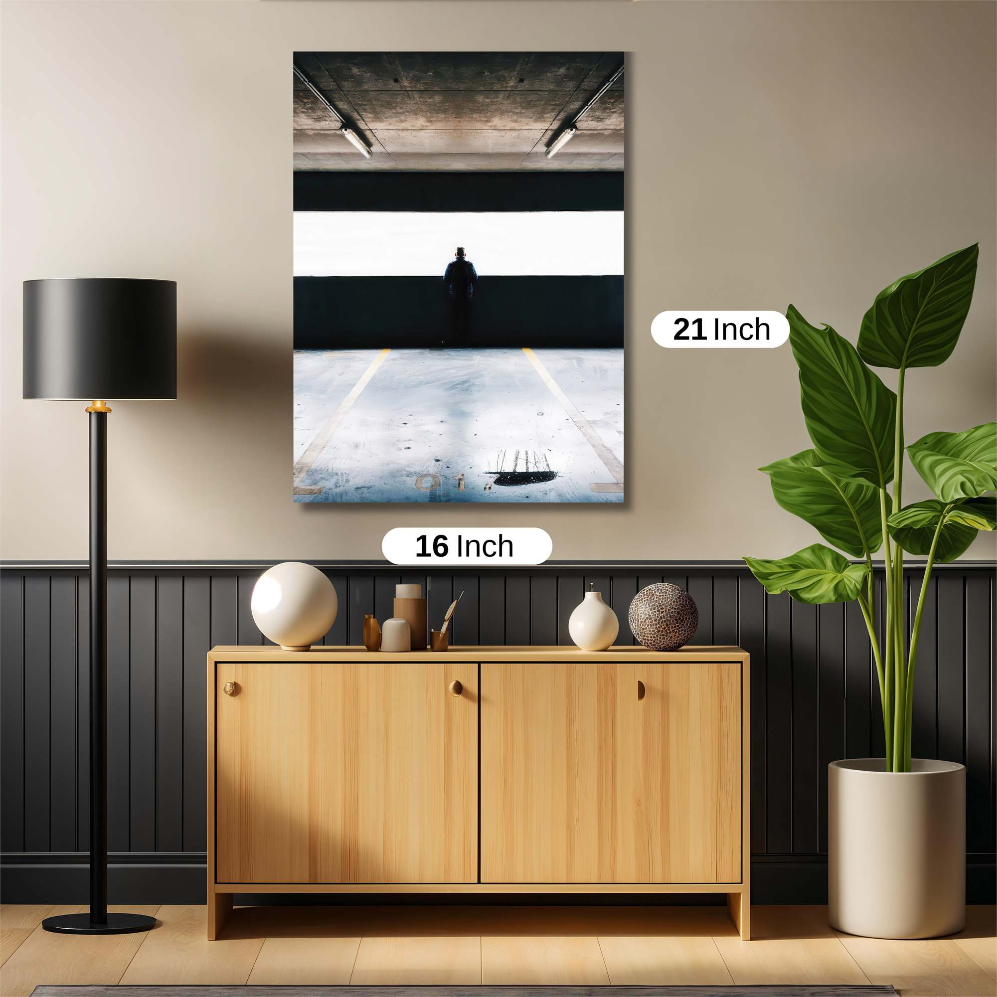Silhouette Solitude Safe Wall Magnetic / M