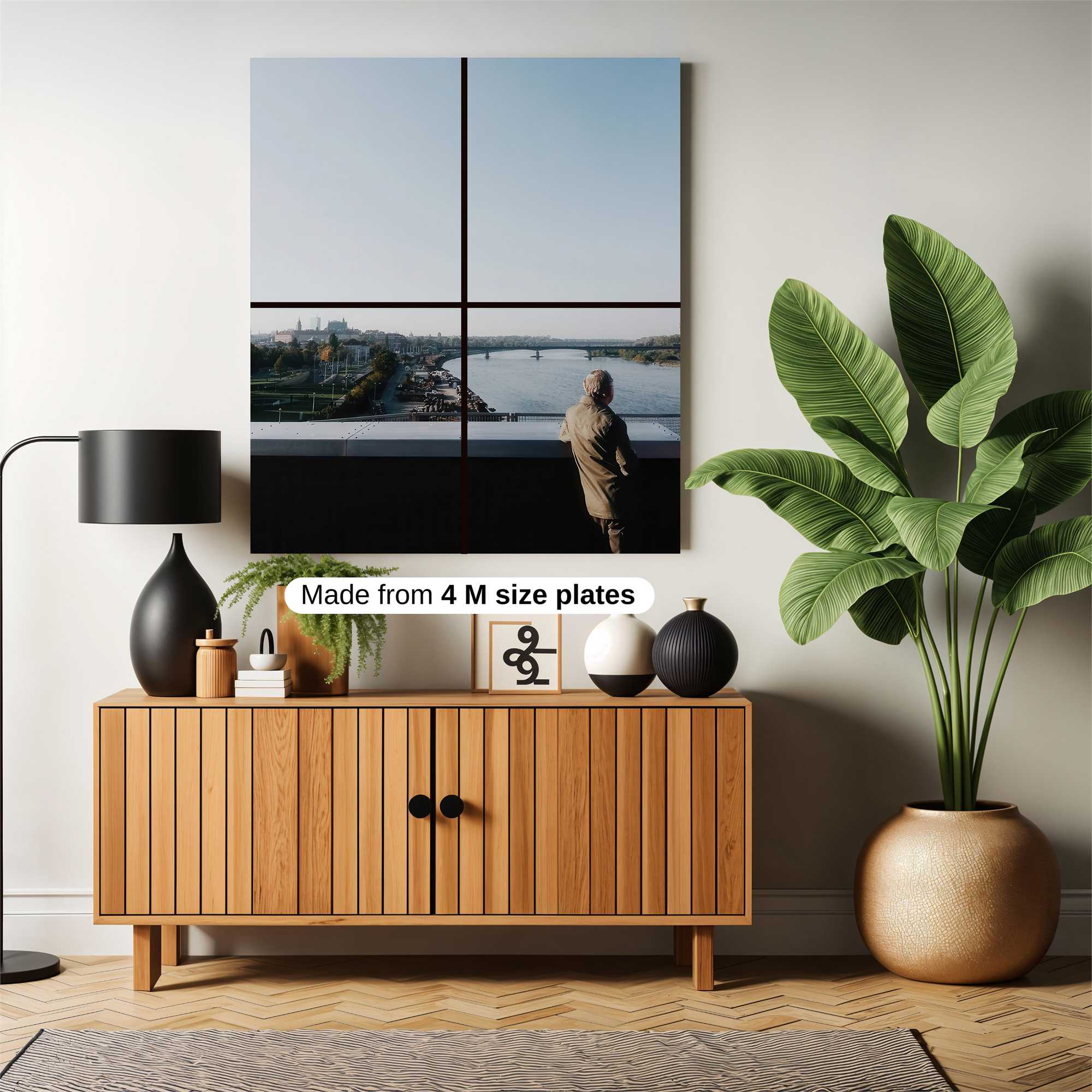 Cityscape Serenity Safe Wall Magnetic / M