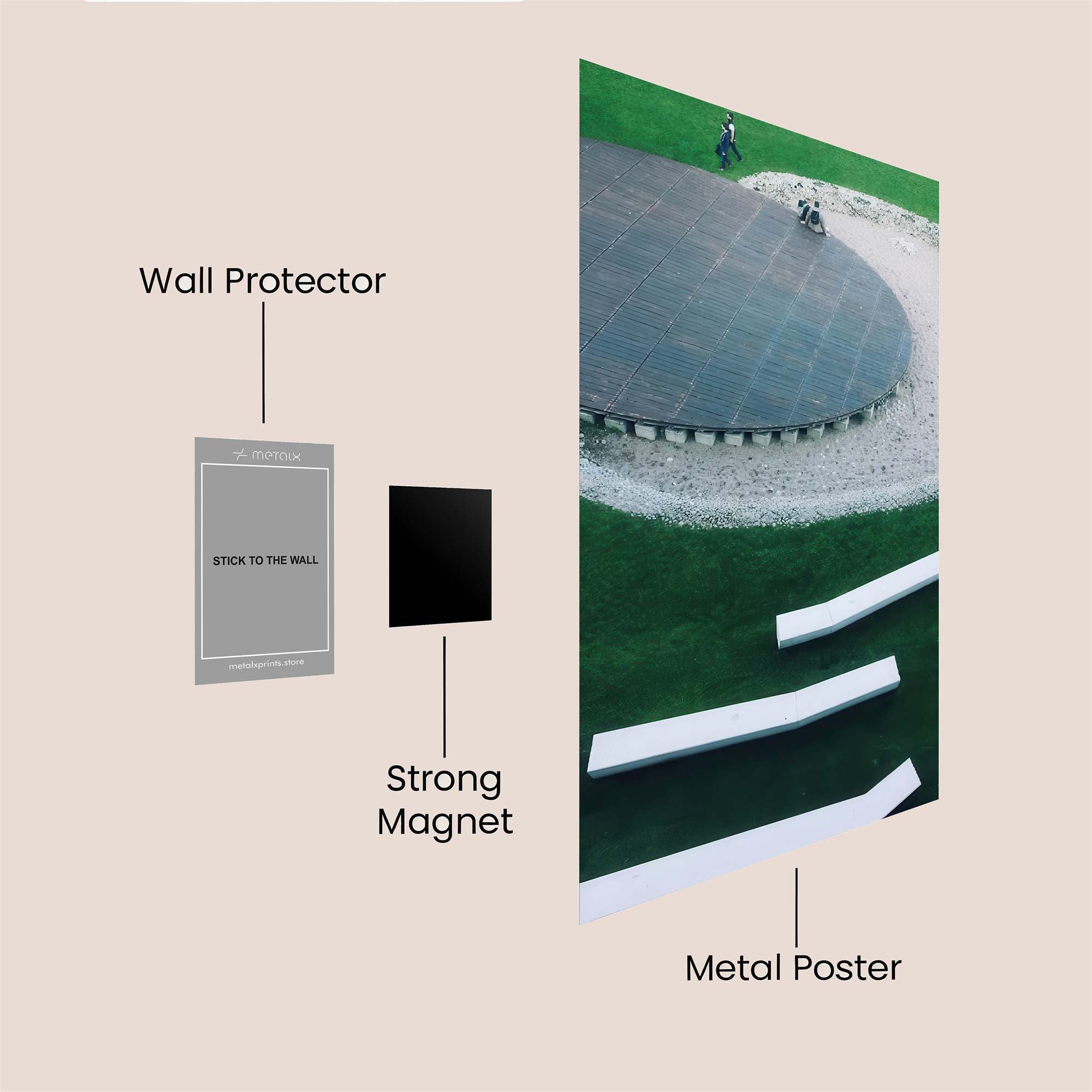 Amphitheater Serenity Safe Wall Magnetic / M
