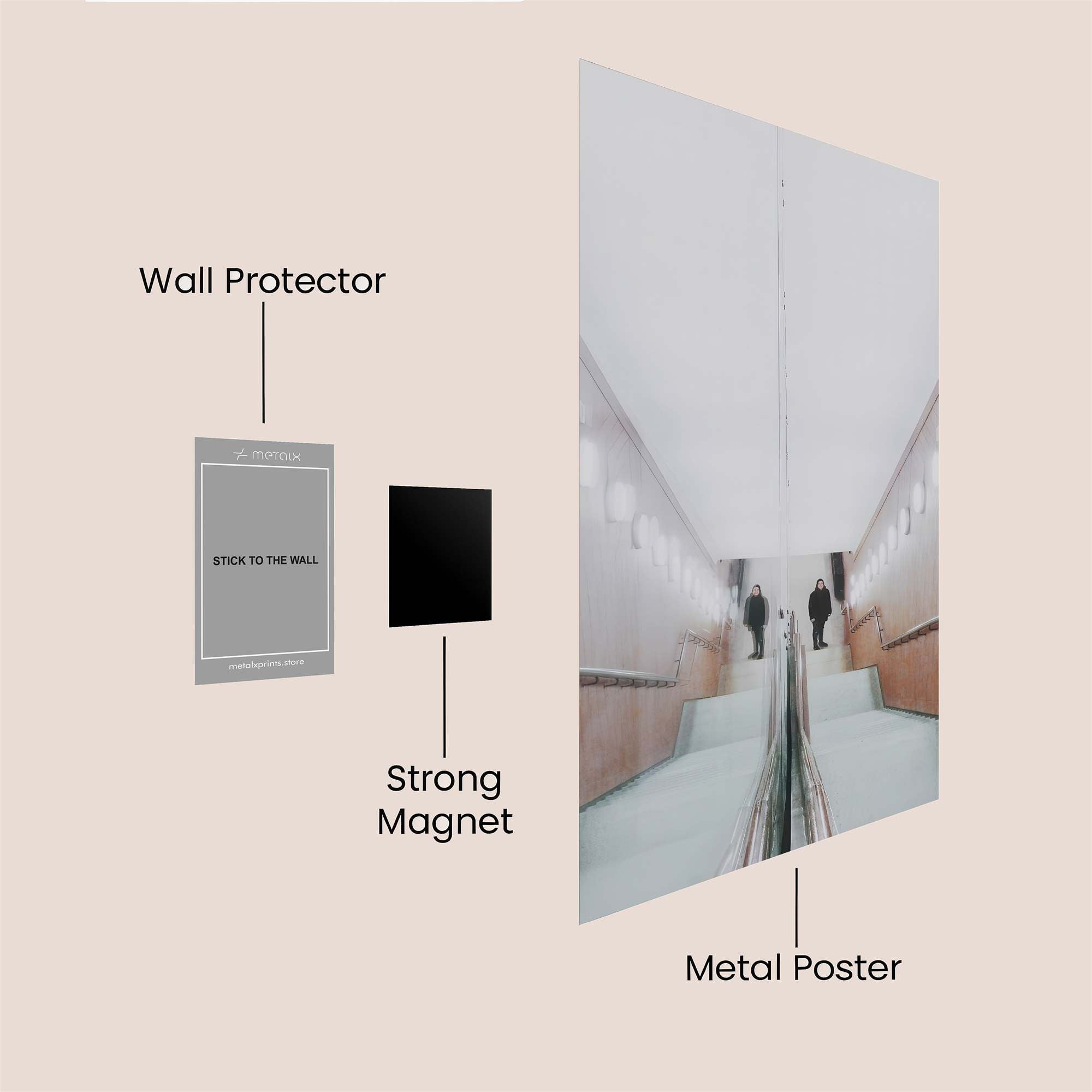 Mirror Descent Safe Wall Magnetic / M