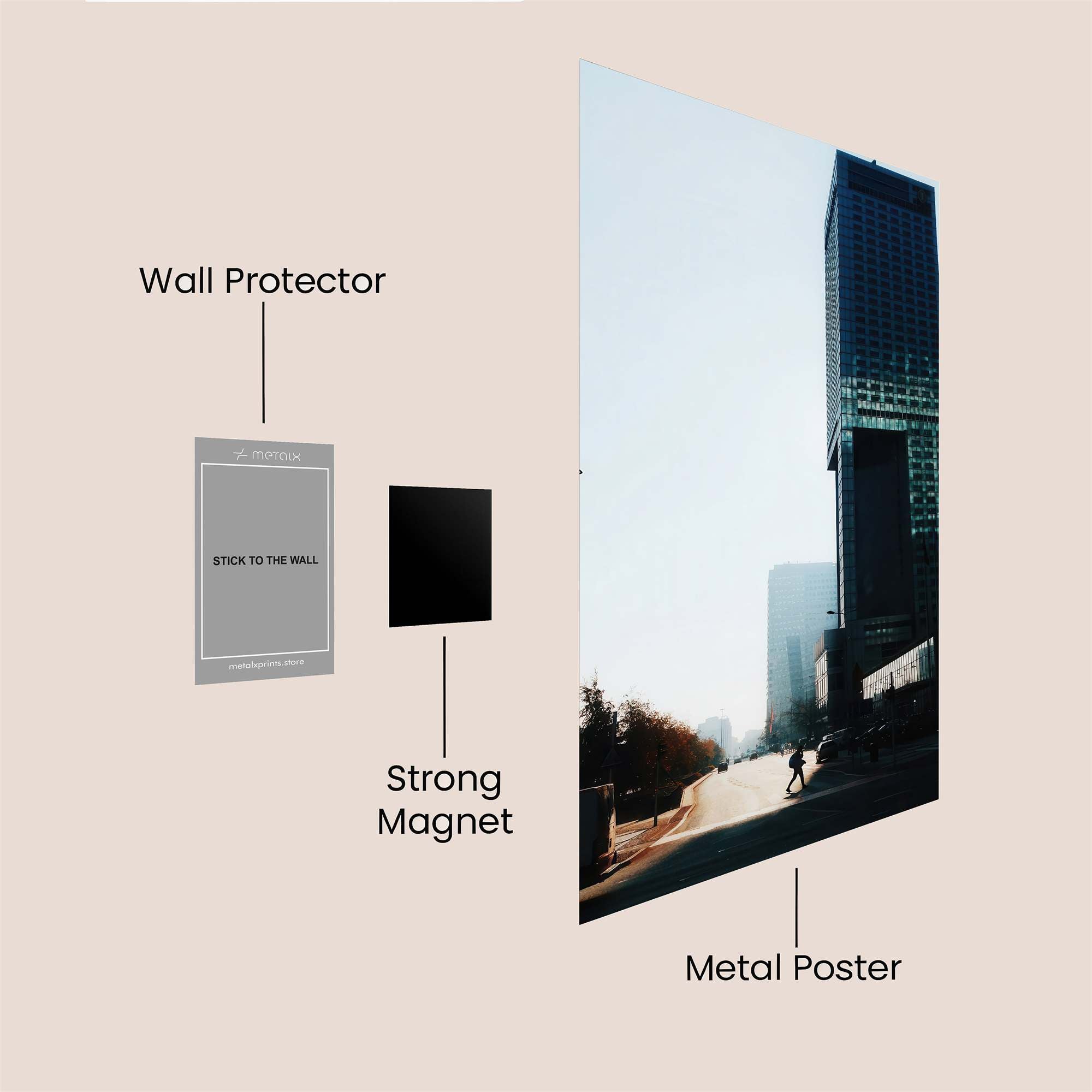 Skyline Serenity Safe Wall Magnetic / M