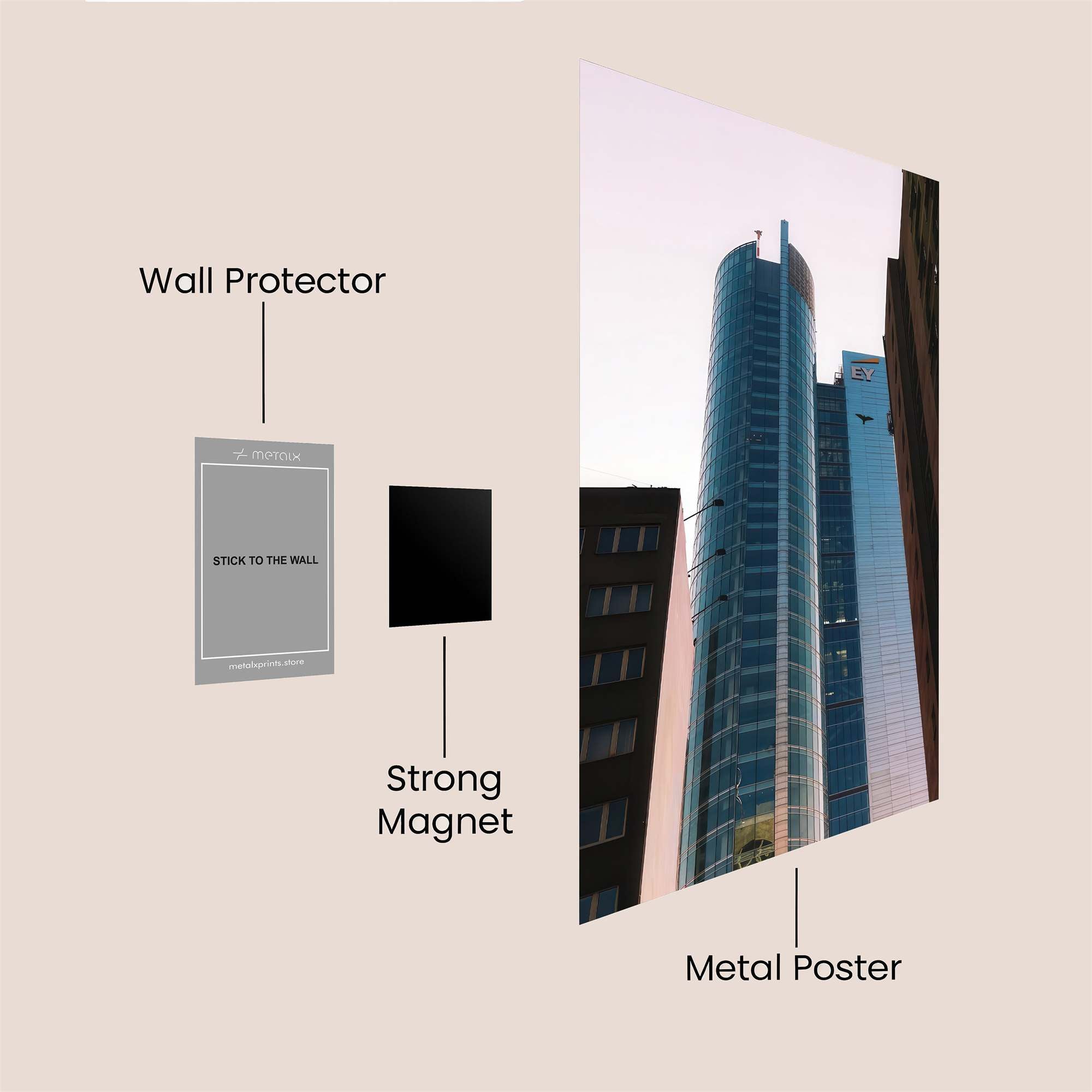 Skyward Serenity Safe Wall Magnetic / M