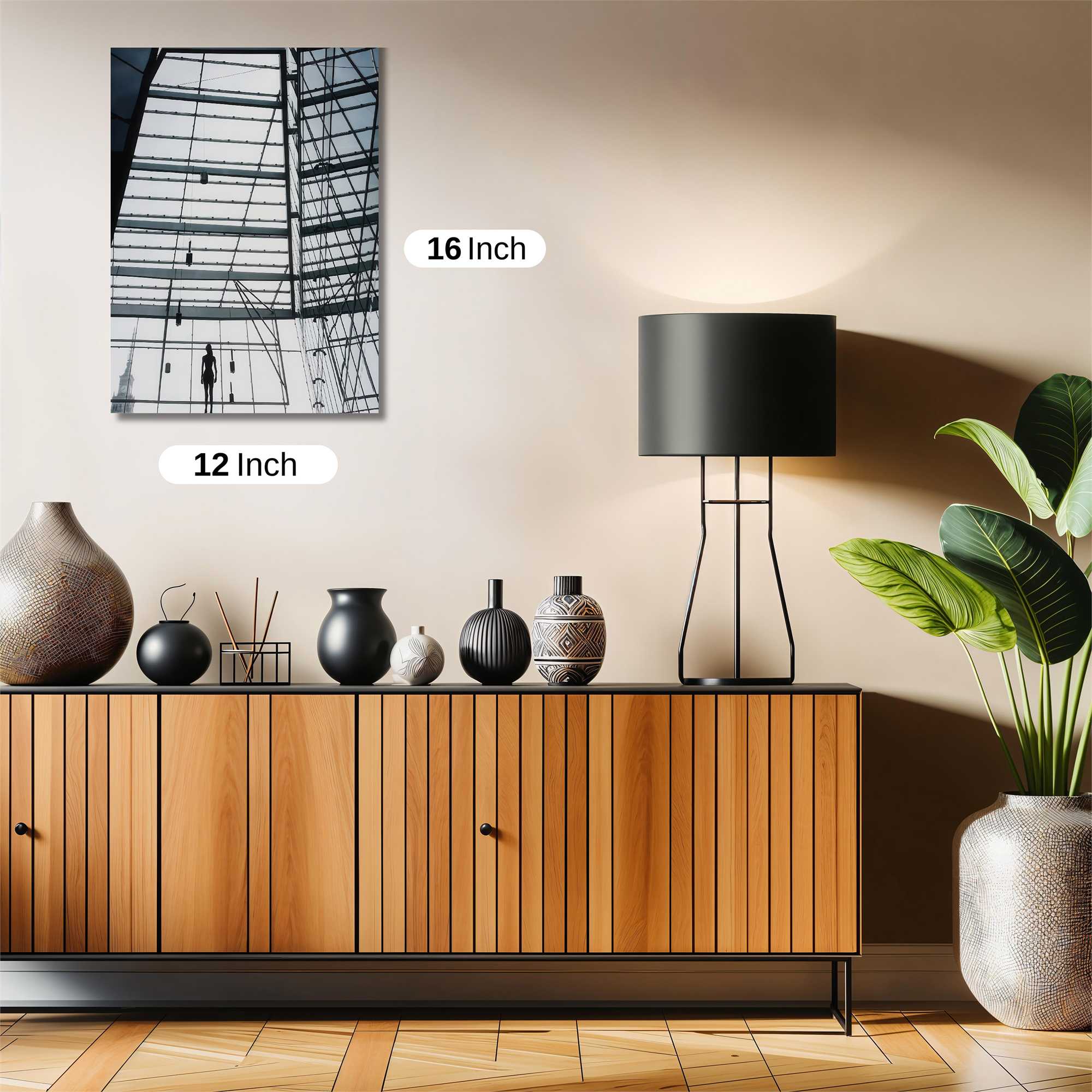 Glass Serenity Safe Wall Magnetic / M