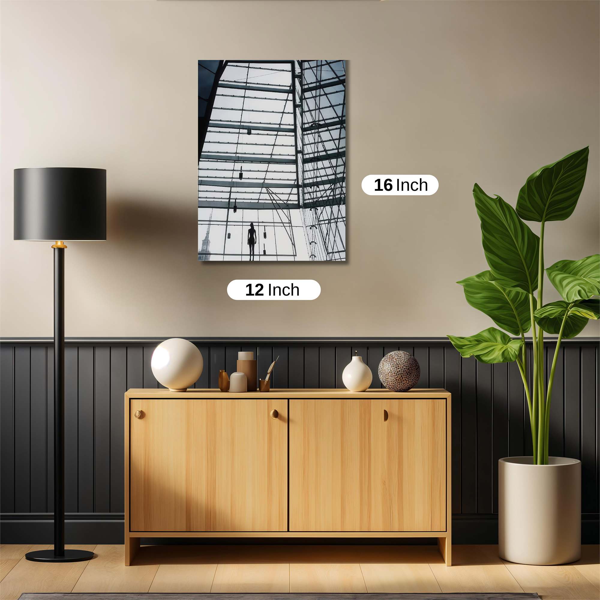 Glass Serenity Safe Wall Magnetic / M