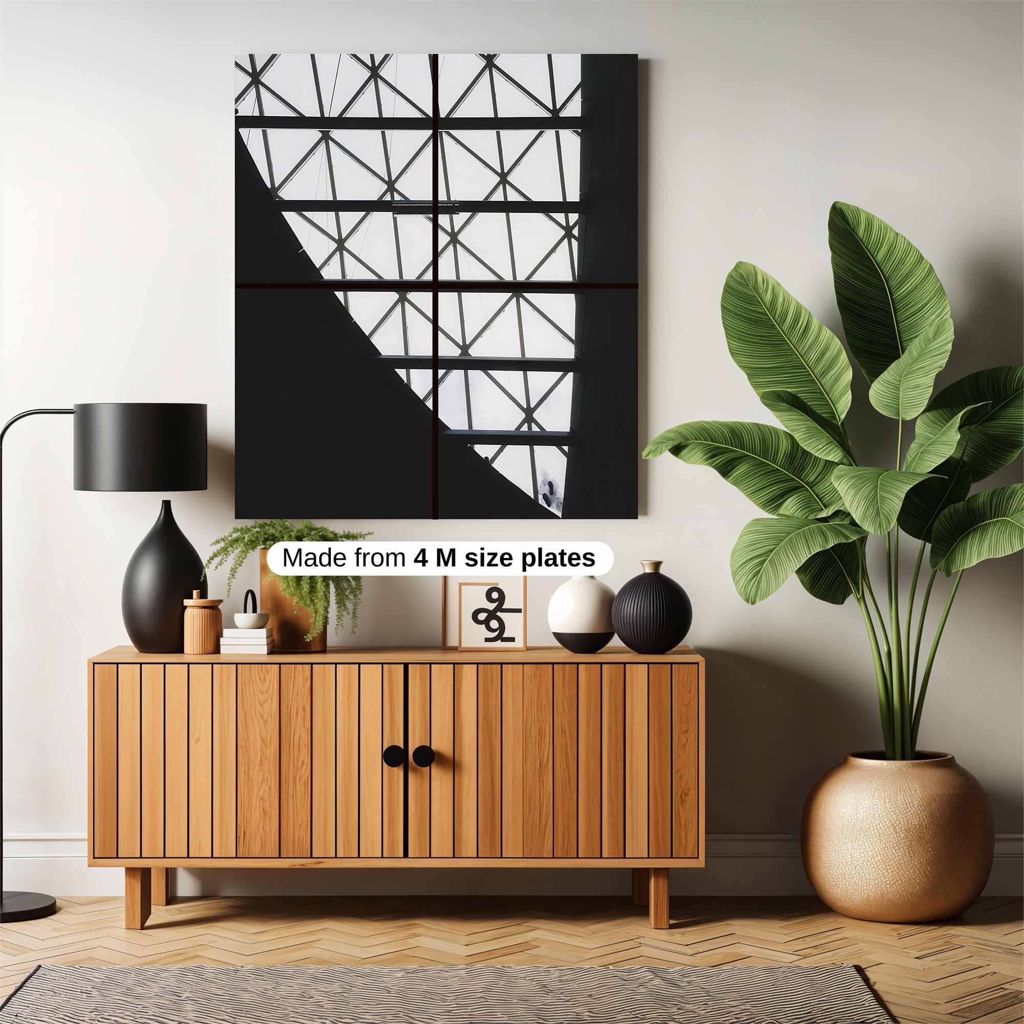 Geometric Serenity Safe Wall Magnetic / M