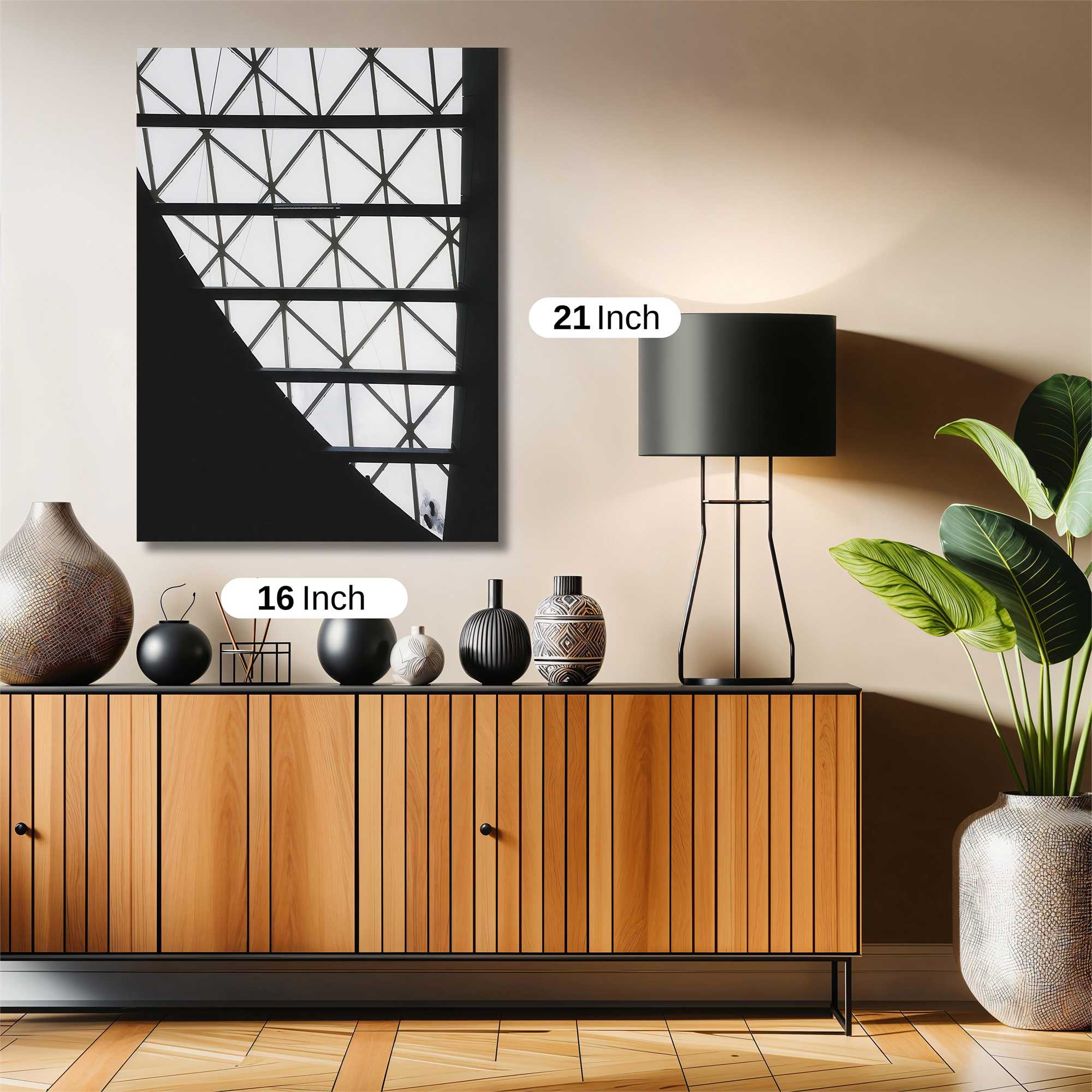 Geometric Serenity Safe Wall Magnetic / M