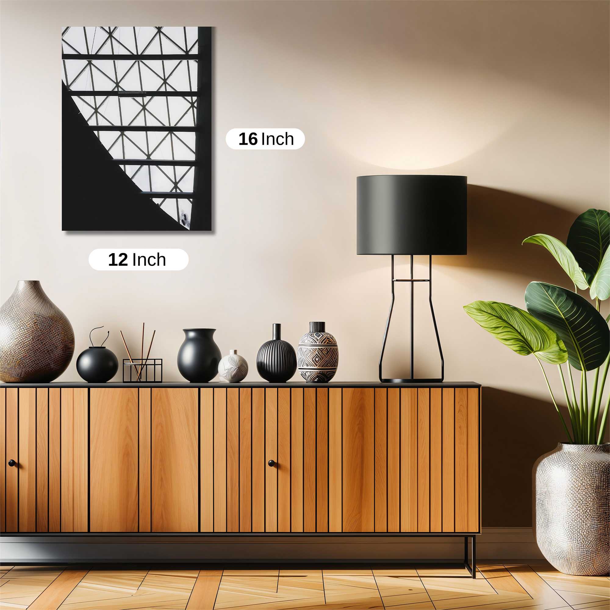 Geometric Serenity Safe Wall Magnetic / M