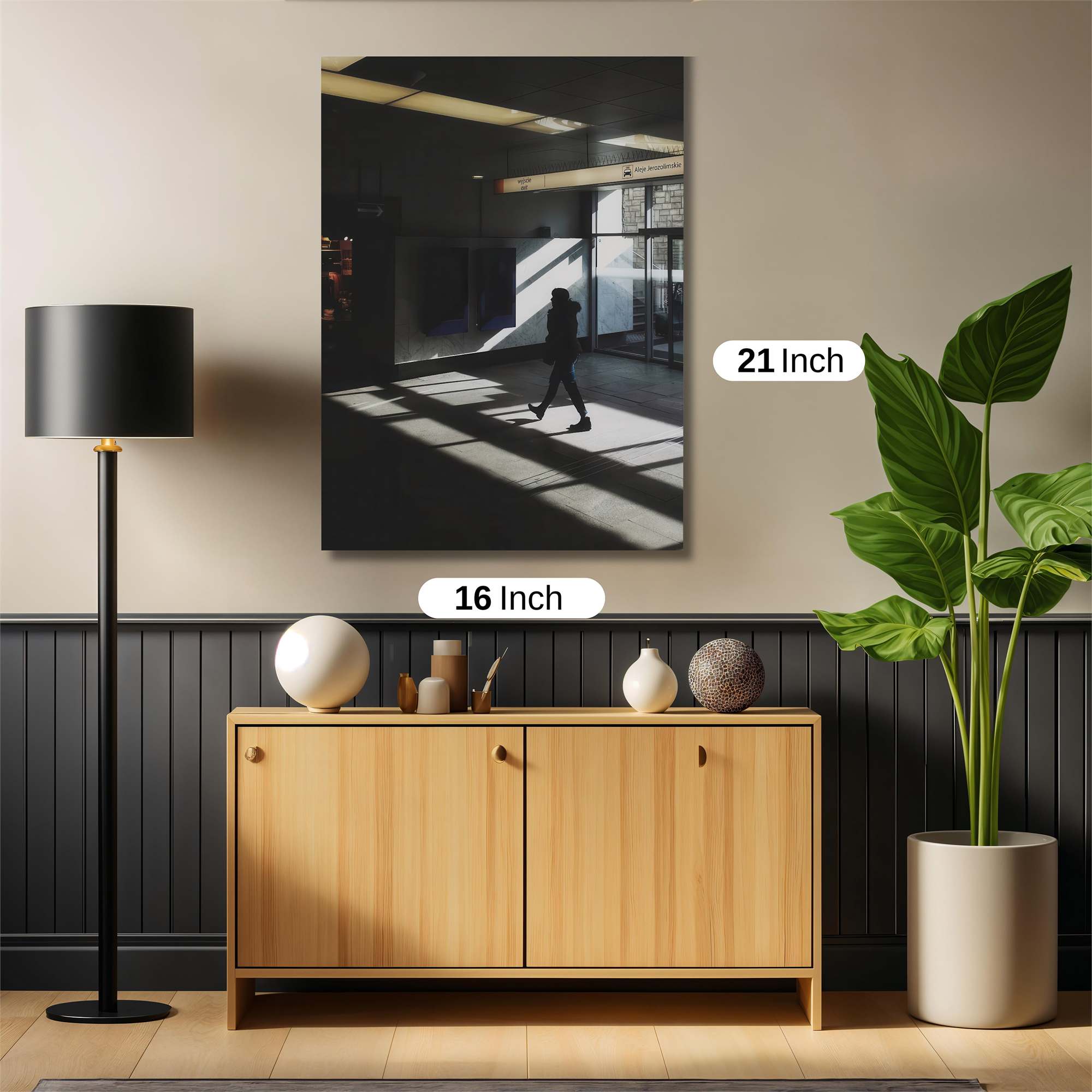 Shadowed Solitude Safe Wall Magnetic / M