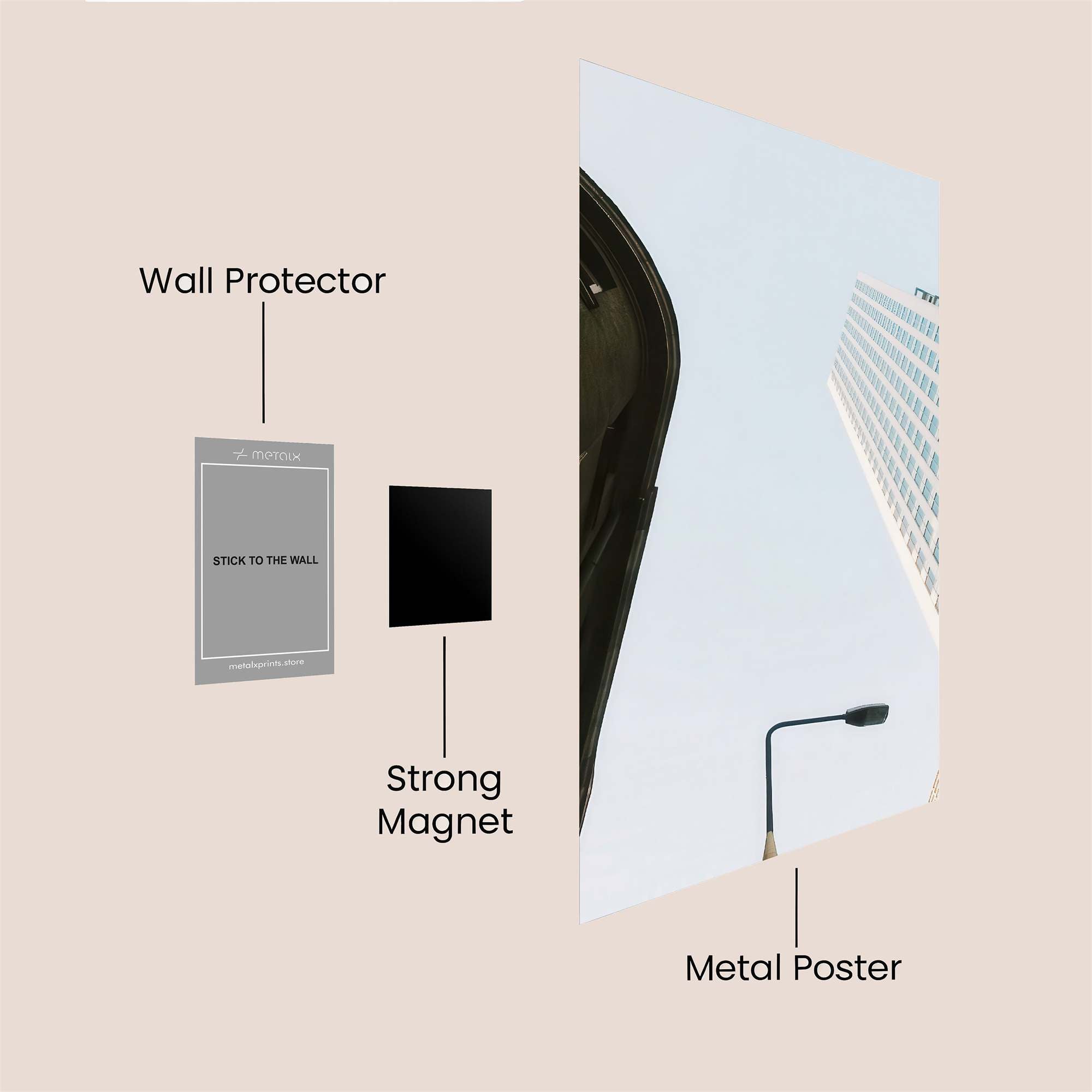 Skyward Serenity Safe Wall Magnetic / M