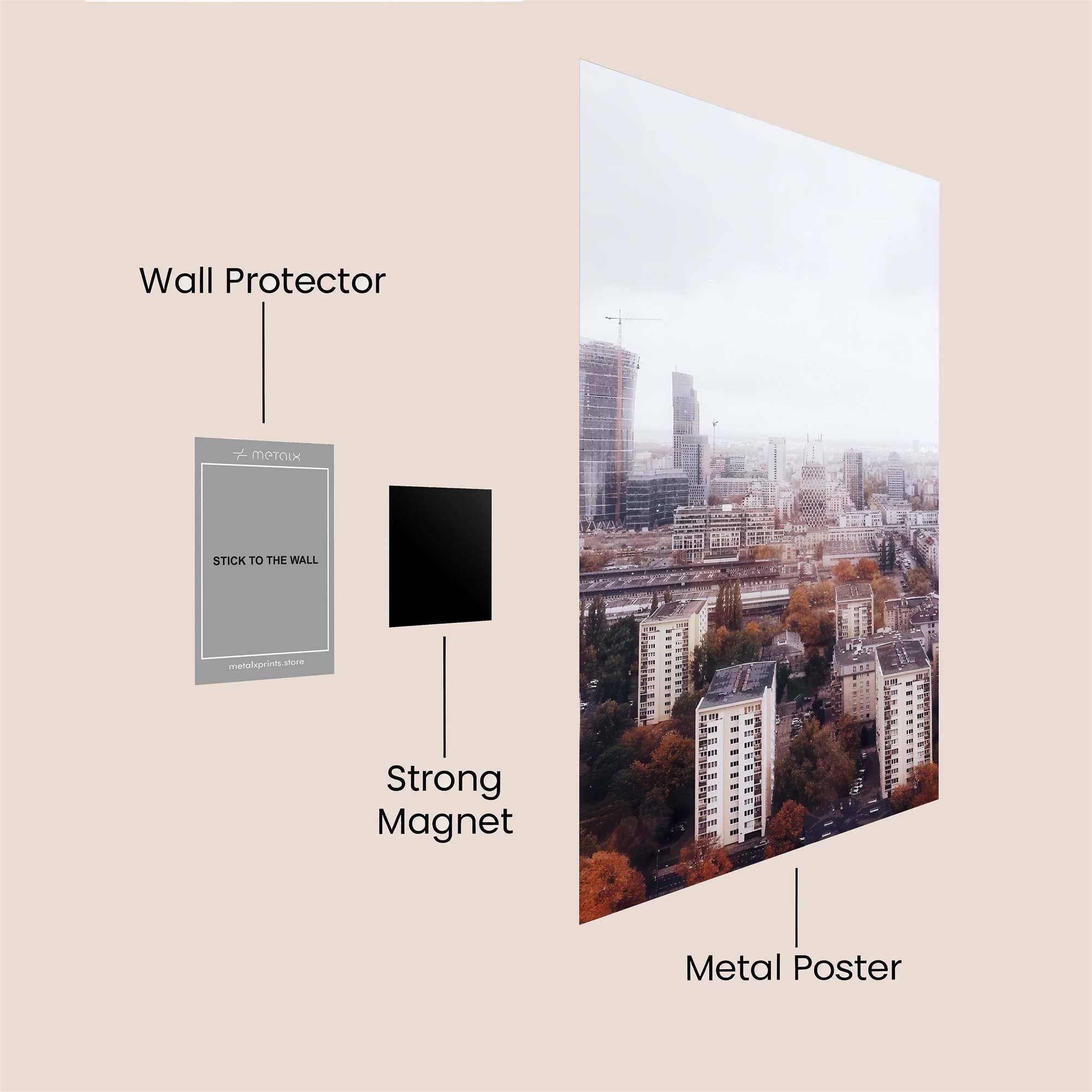 Warsaw Serenity Safe Wall Magnetic / M