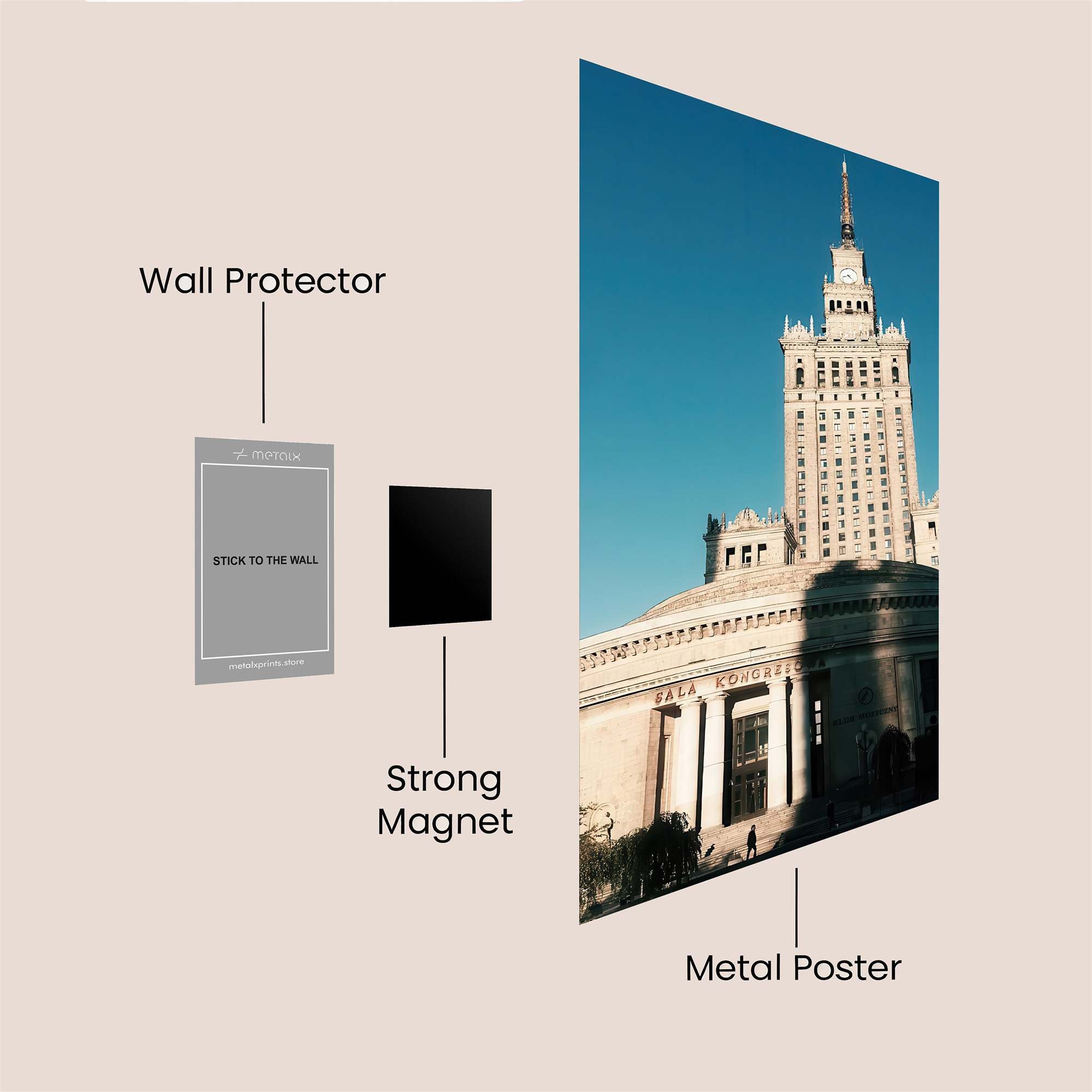 Palace Serene Safe Wall Magnetic / M