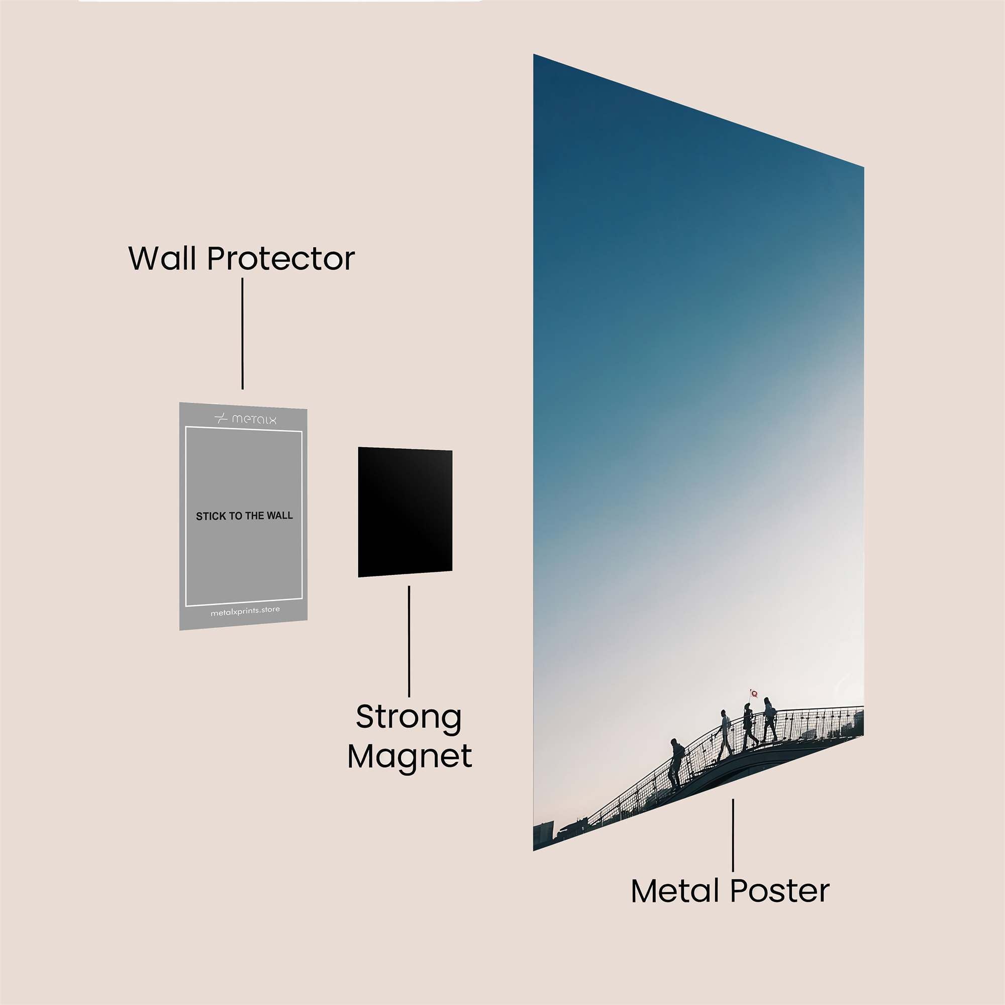 Bridge Serenity Safe Wall Magnetic / M