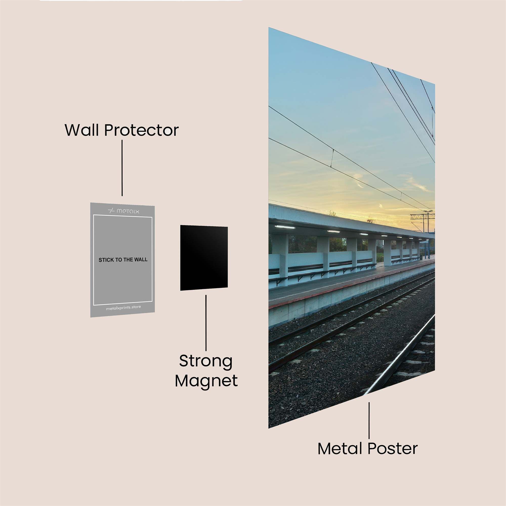 Station Serenity Safe Wall Magnetic / M