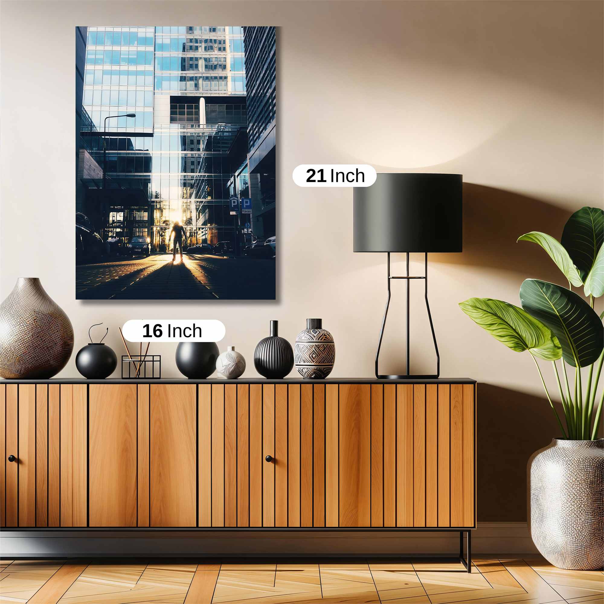 City Silhouette Safe Wall Magnetic / M