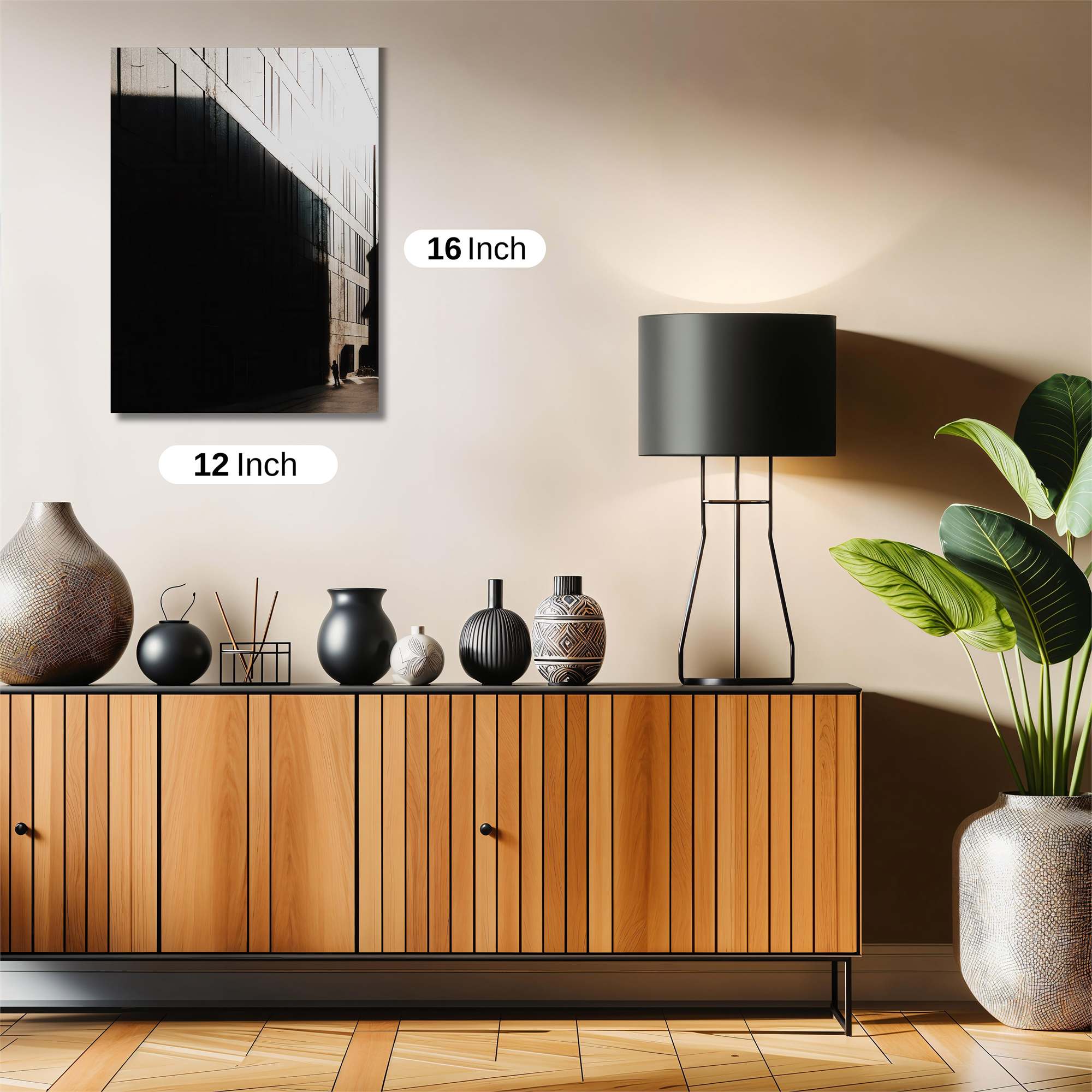 Shadowed Serenity Safe Wall Magnetic / M