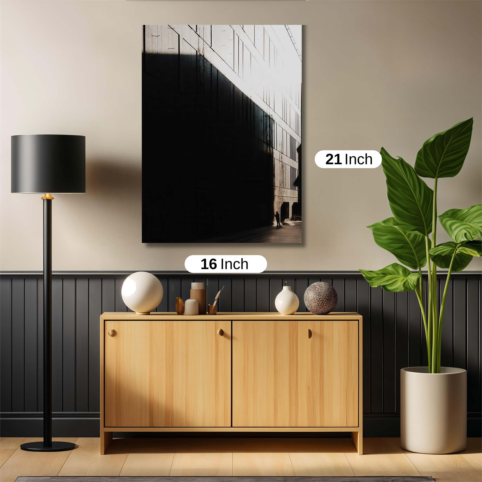 Shadowed Serenity Safe Wall Magnetic / M