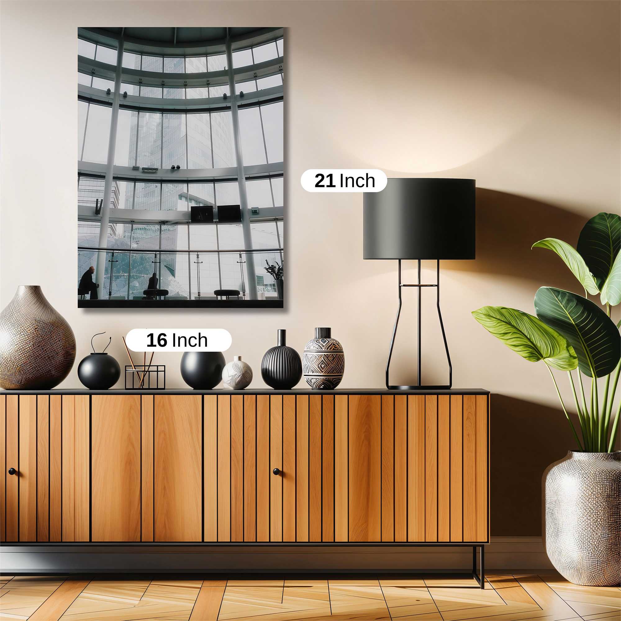 Futuristic Serenity Safe Wall Magnetic / M